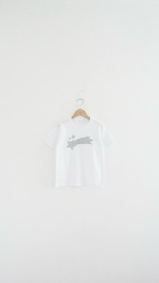 twinkle twinkle print tee in white