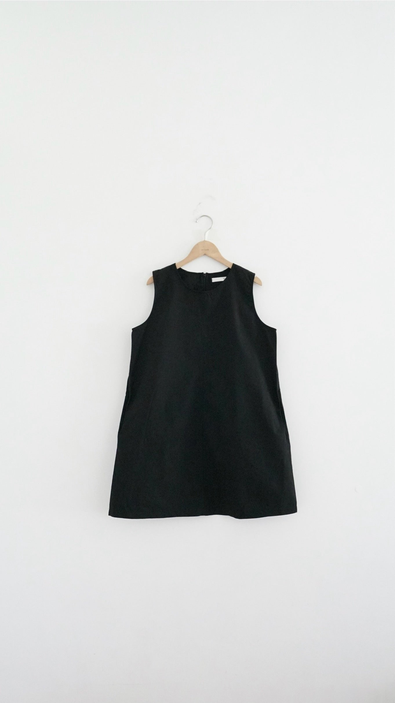 float tank dress top in black (pre-order)