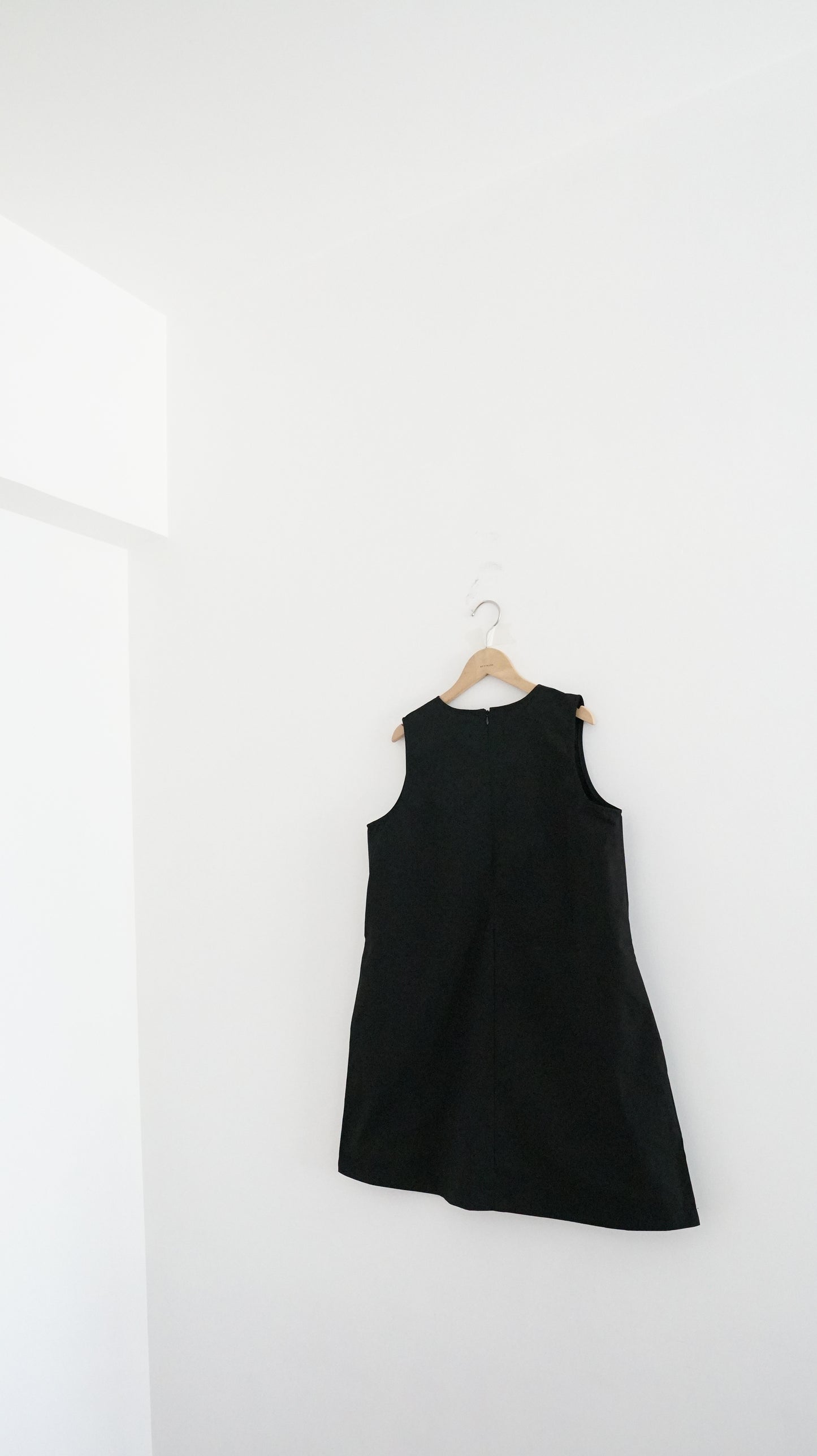 float tank dress top in black (pre-order)