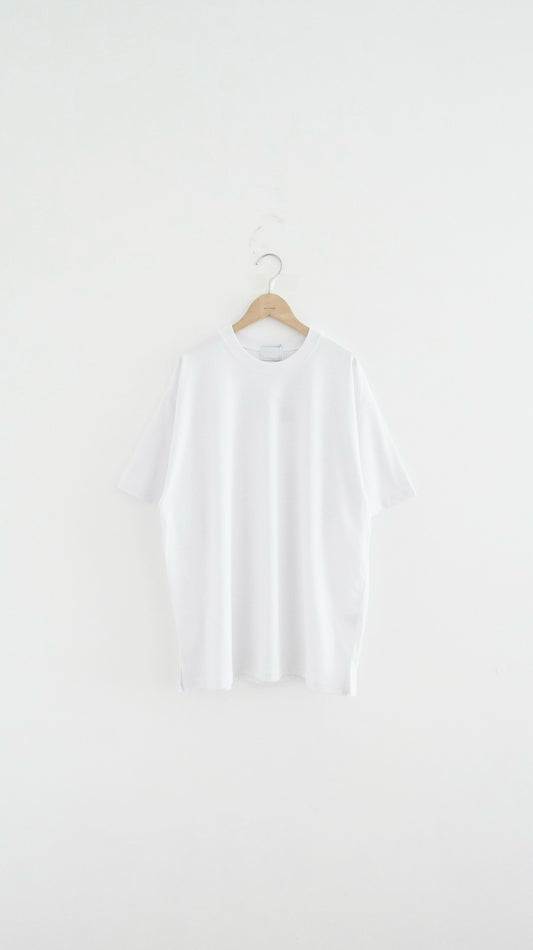 gender free coolease oversized tee in white (pre-order)