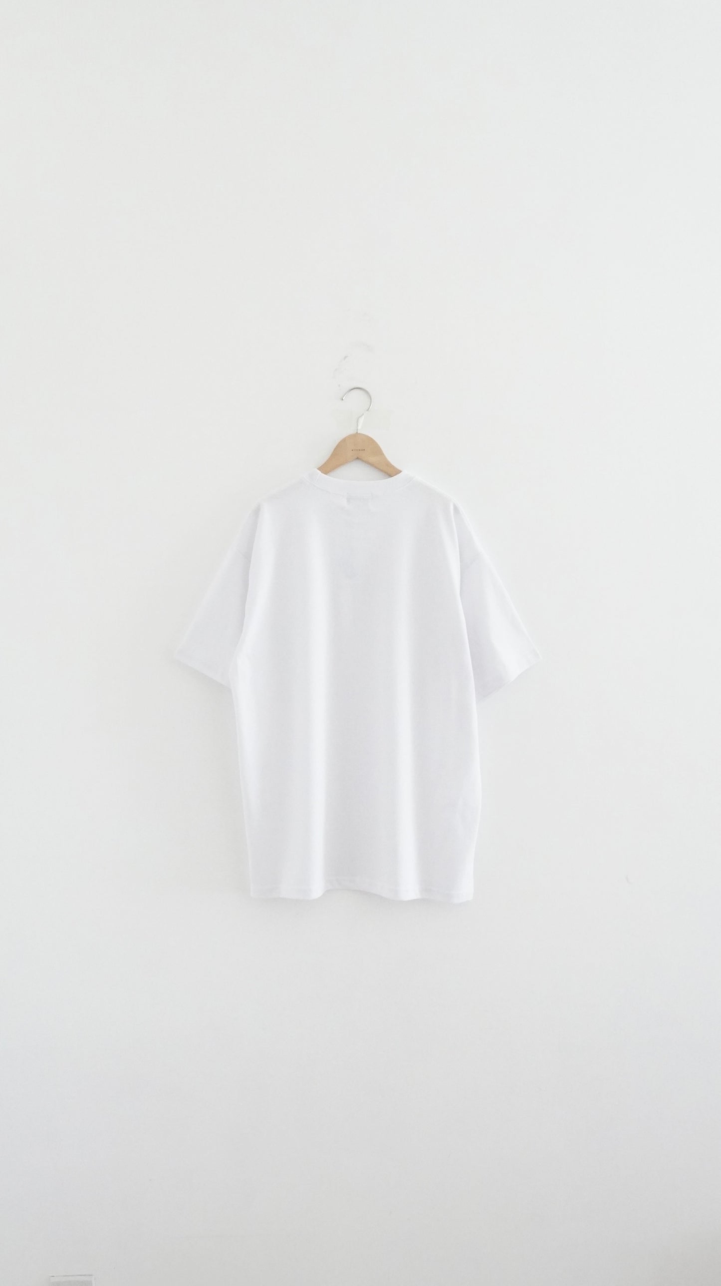 gender free coolease oversized tee in white (pre-order)