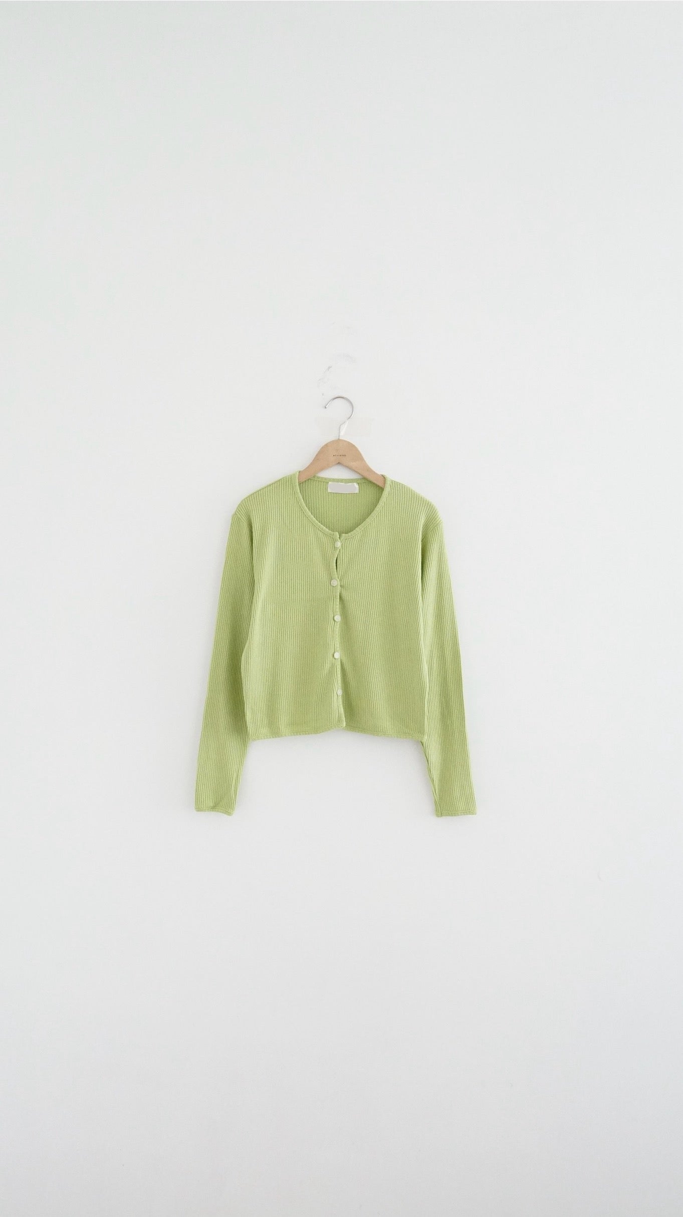 painted days cardigan in green