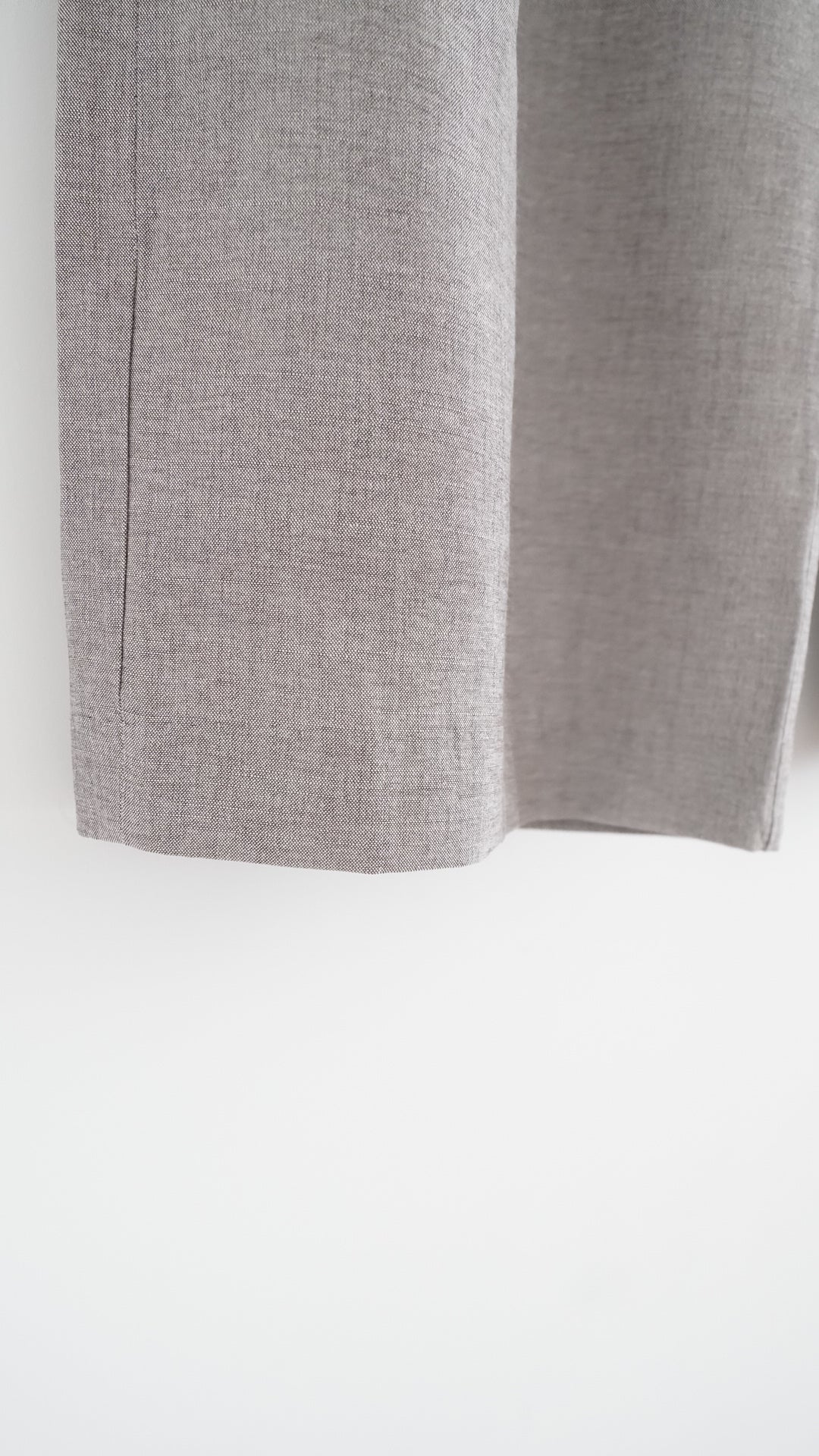 acre double pleat tailored wide-leg trousers in dark beige (pre-order)