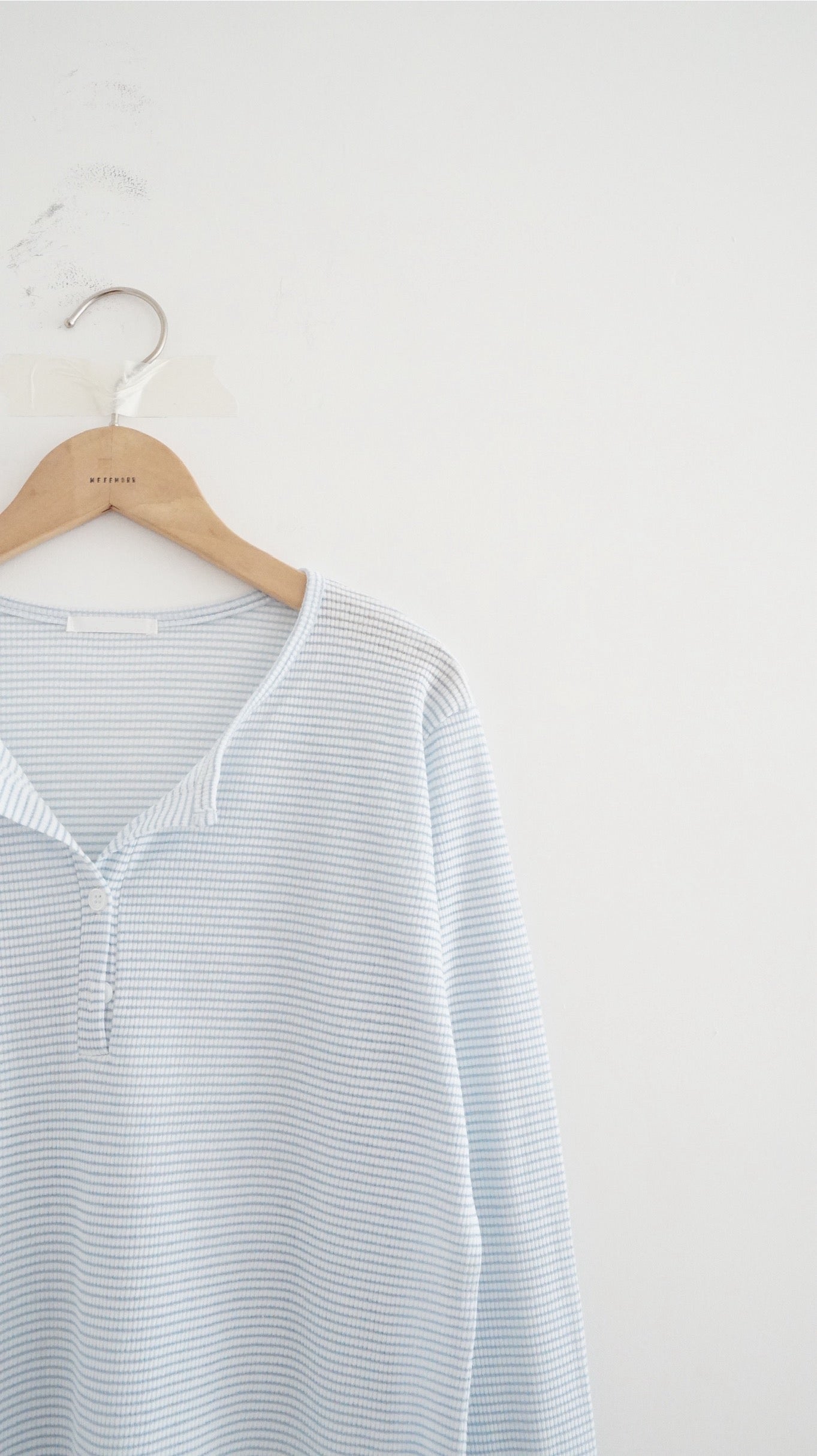 veil striped tee in baby-blue (pre-order)