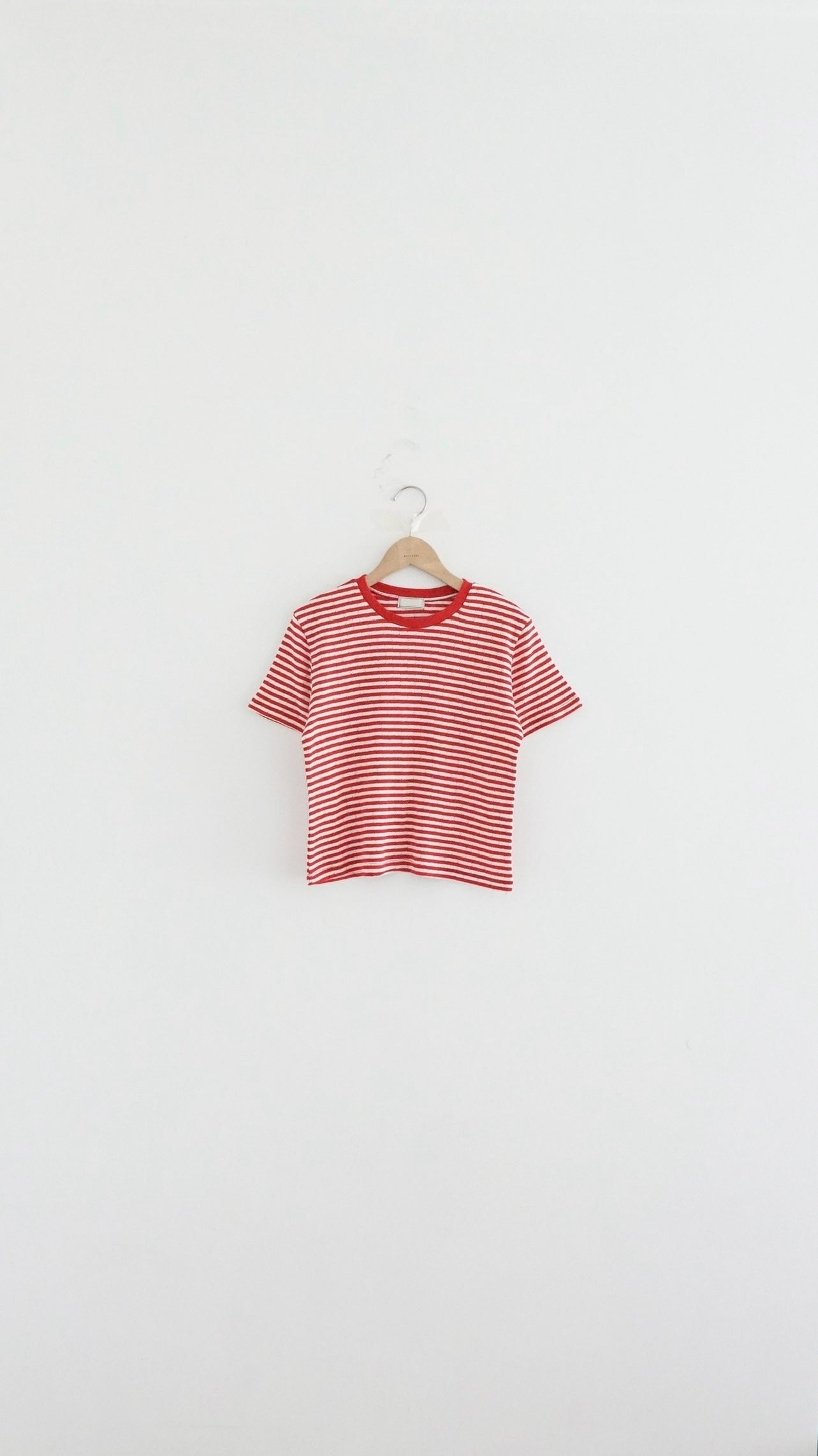 baby cotton striped tee in red (pre-order)