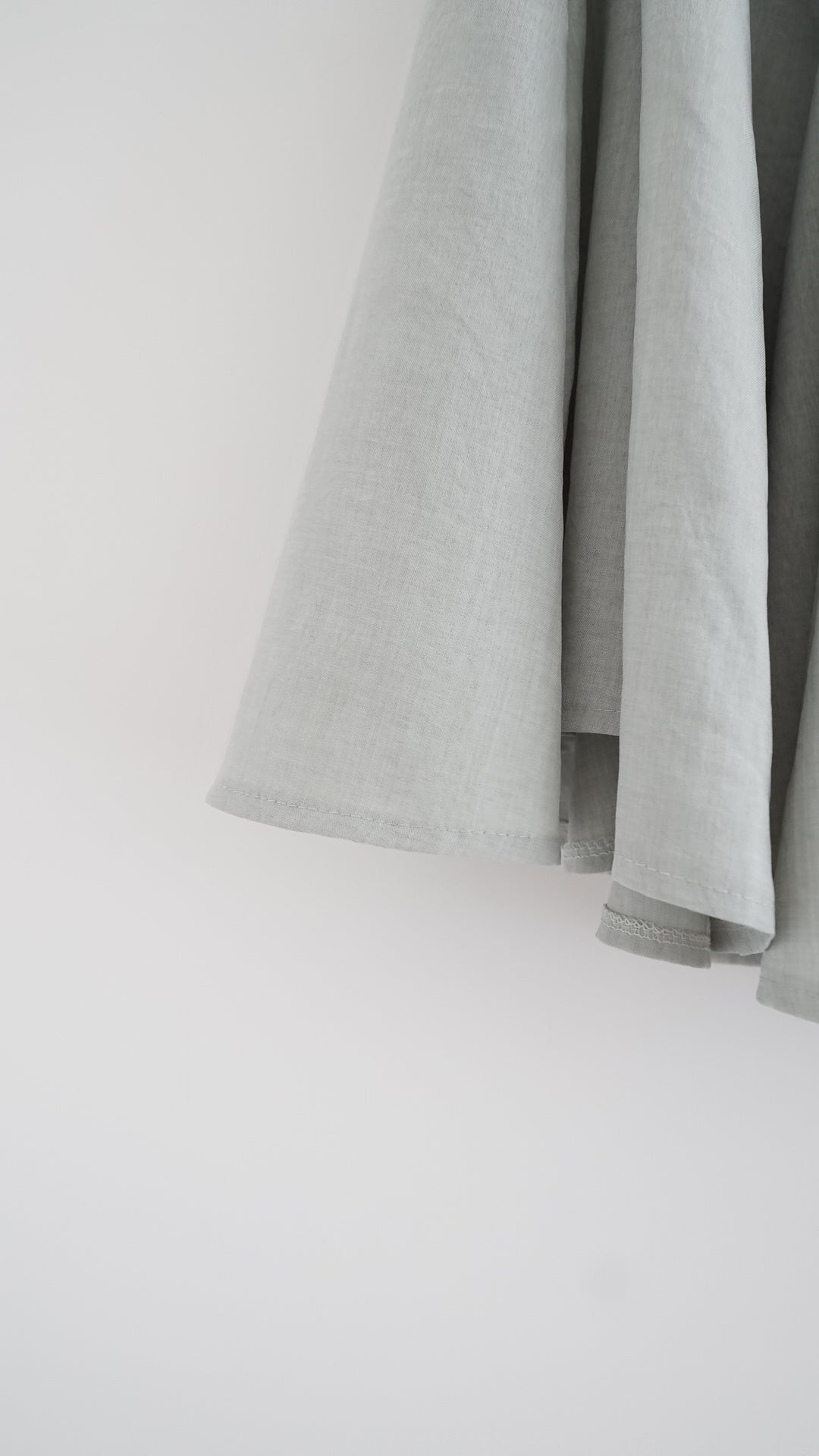 belle panelled flare midi skirt in mint (pre-order)
