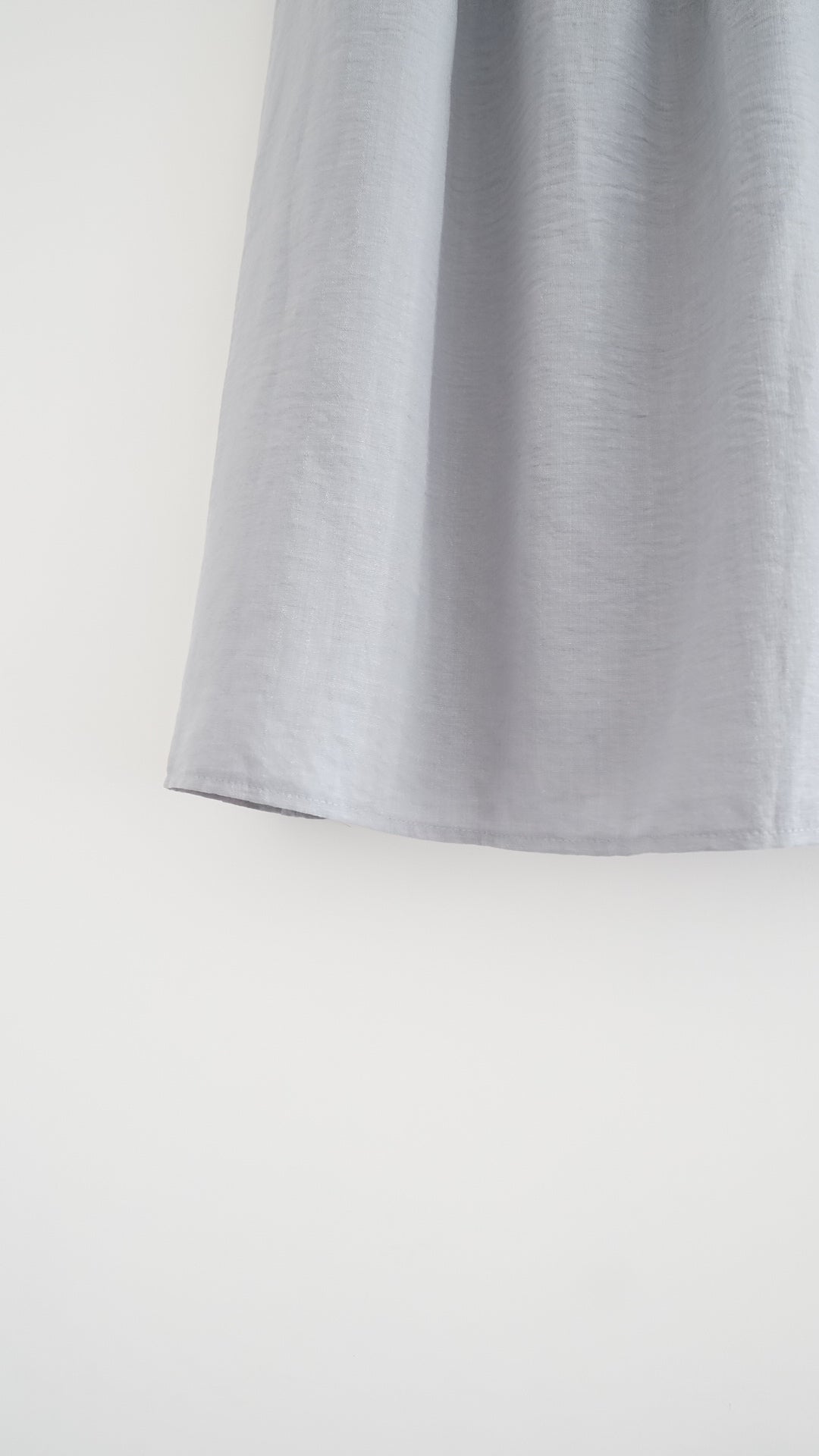 lumi gathered waist flowy maxi skirt in grey (pre-order)