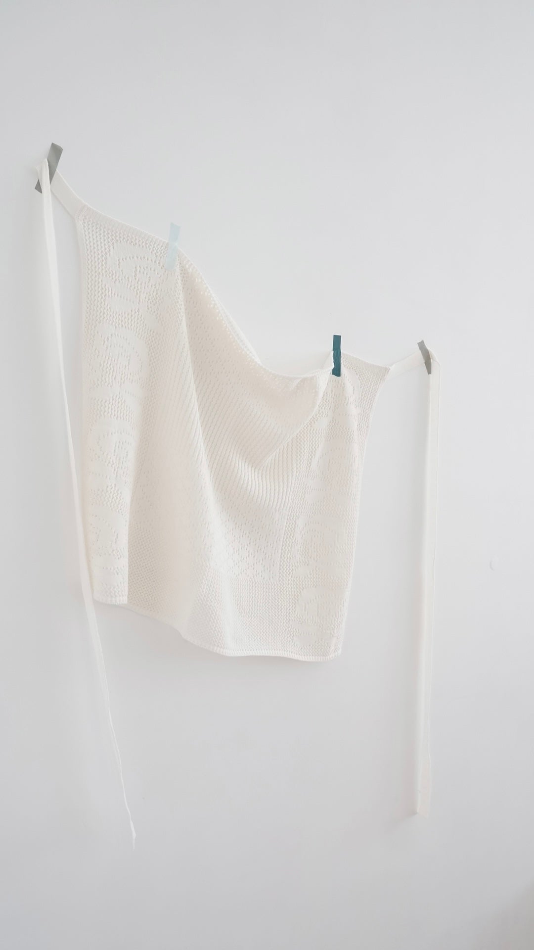 auren floral crochet wrap skirt in ivory (pre-order)
