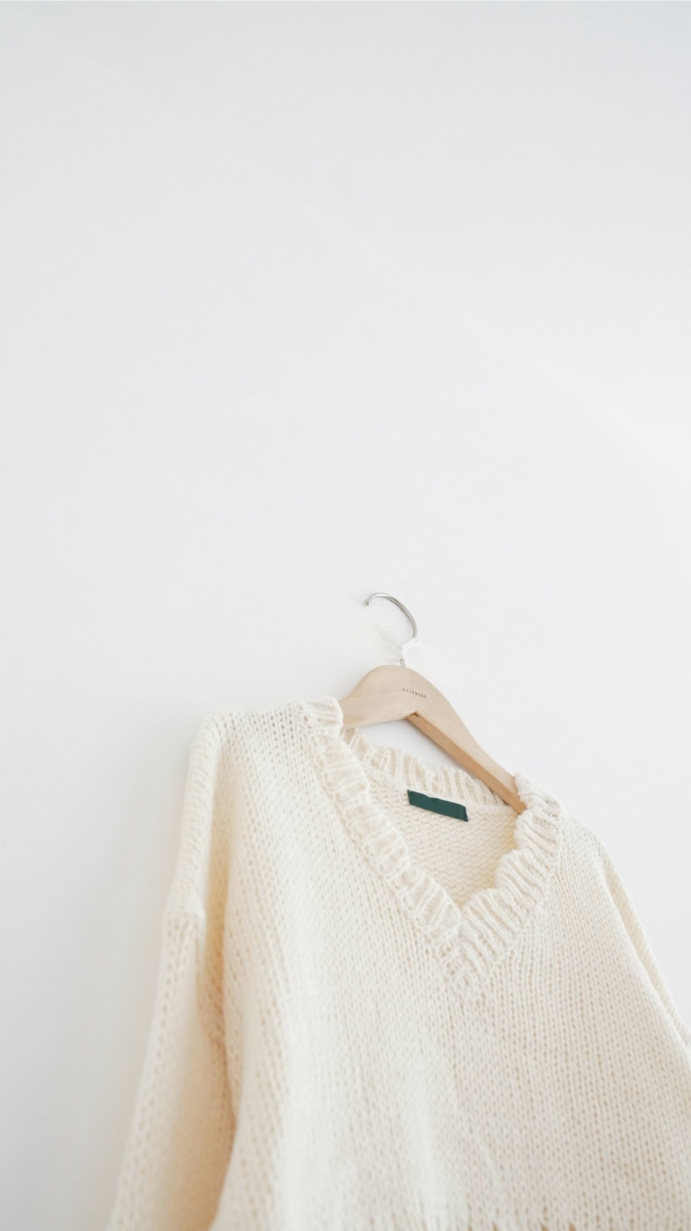 retro floral lace knit in cream (pre-order)