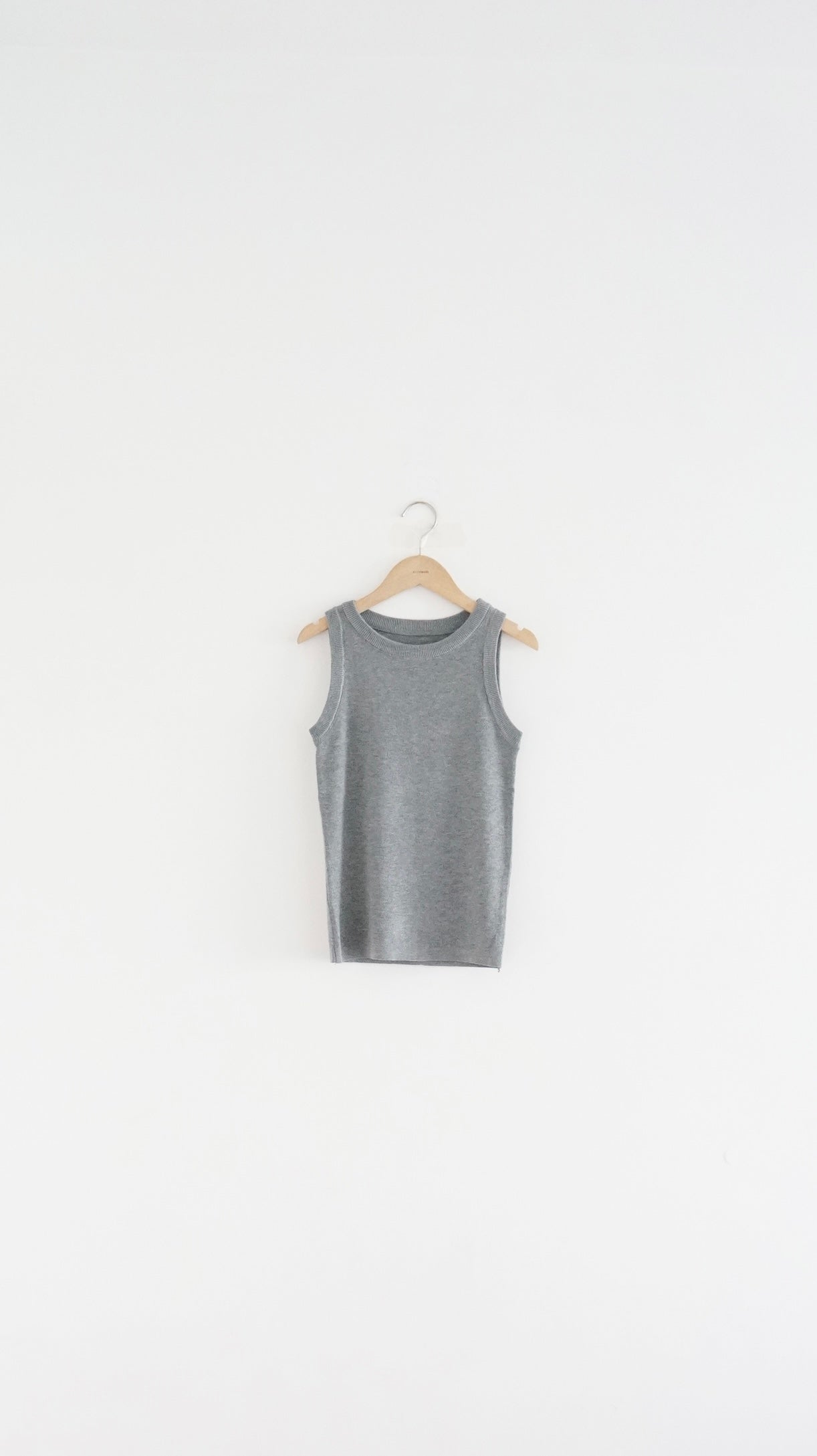 detail button cardigan in grey (pre-order)