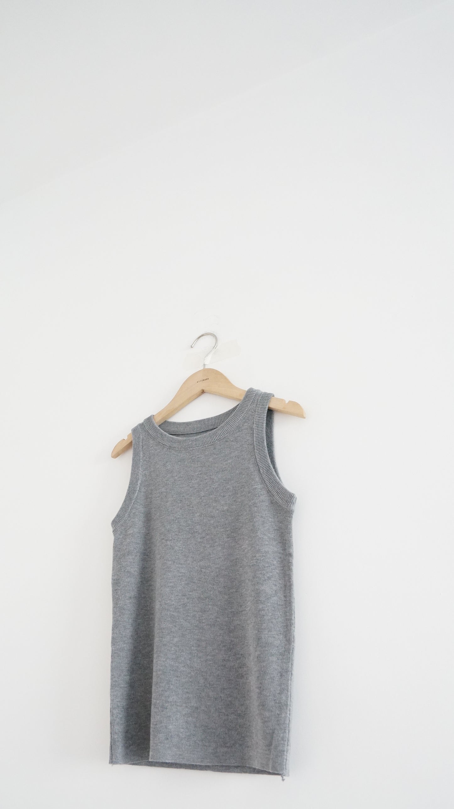 detail button cardigan in grey (pre-order)