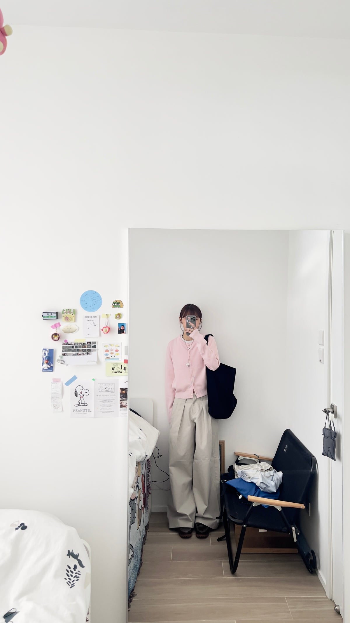 mizu classic cardigan in pink (pre-order)