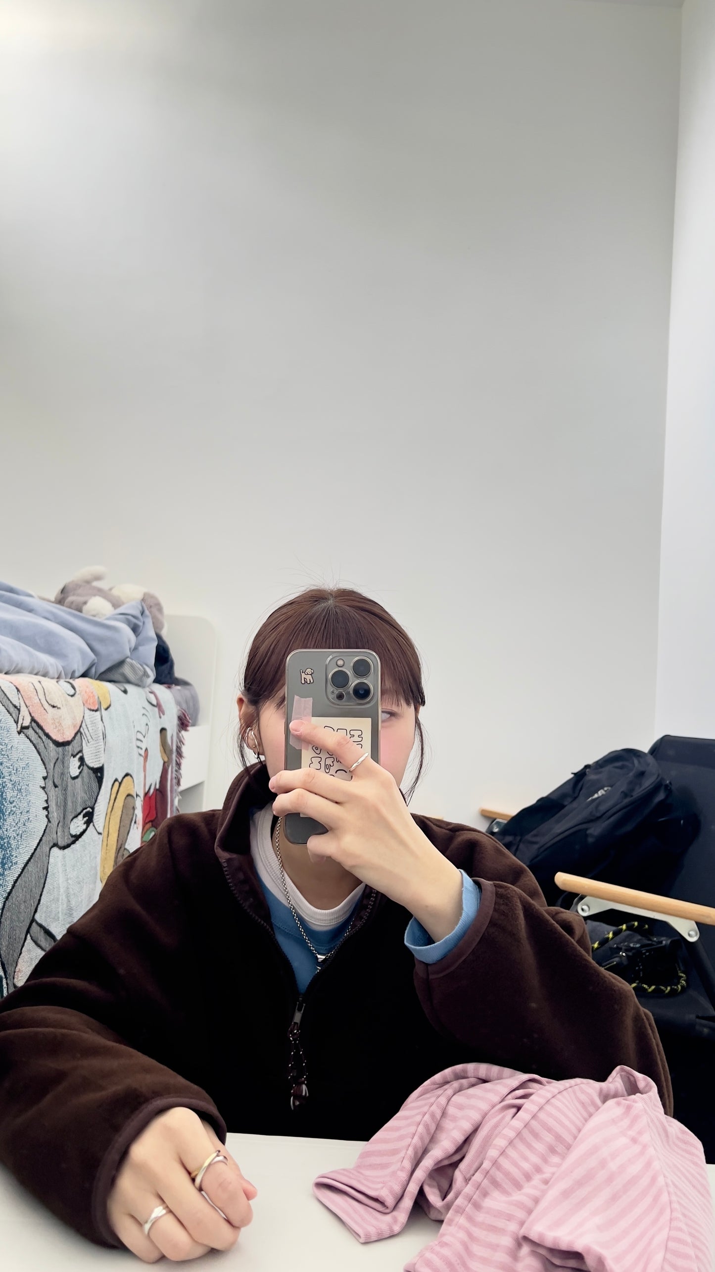 oslo half-zip turtleneck in brown (pre-order)