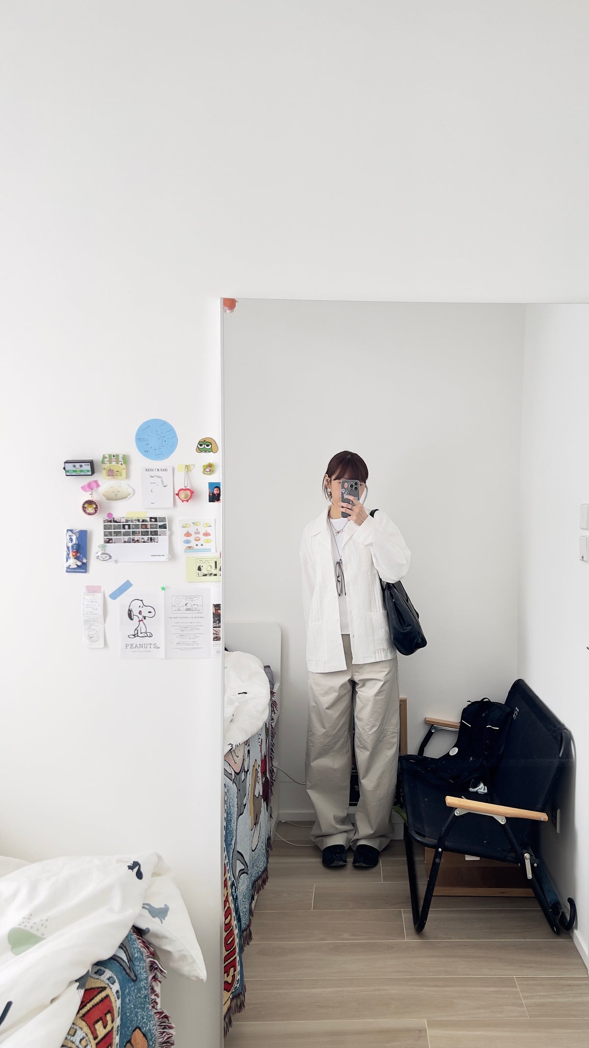 aster tailored linen jacket in white (pre-order)