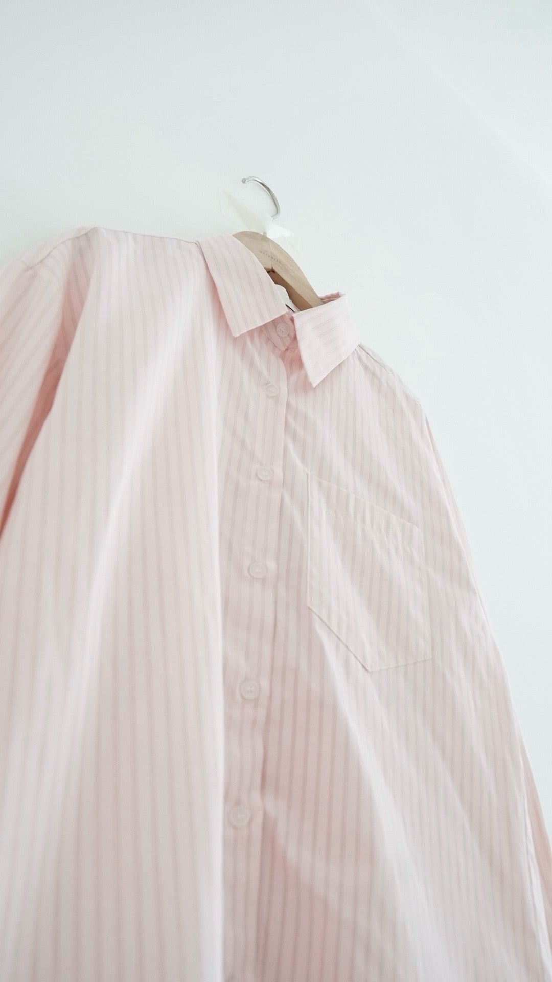 rei everyday striped shirt in pink (pre-order)