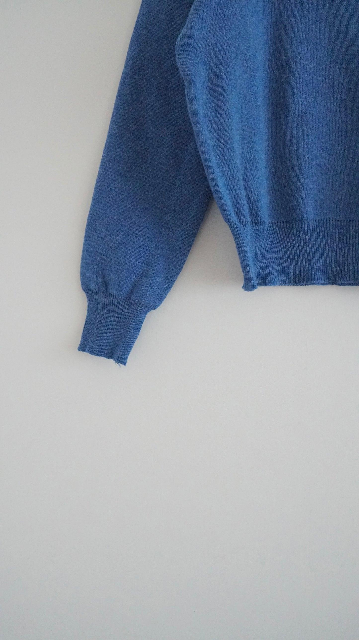 classic polo sweater in blue ( pre-order )