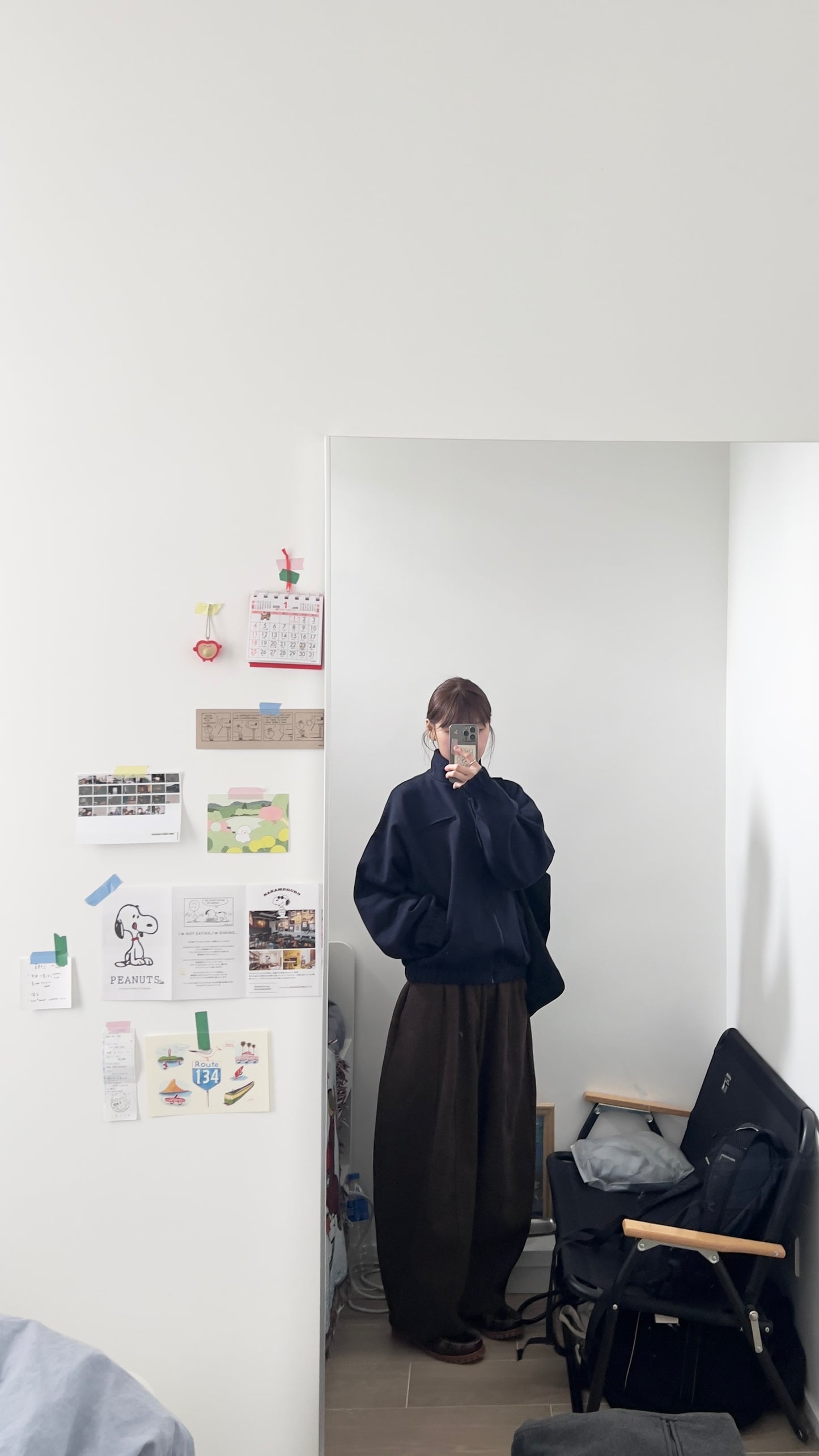 axel zip-up jacket in navy (pre-order)