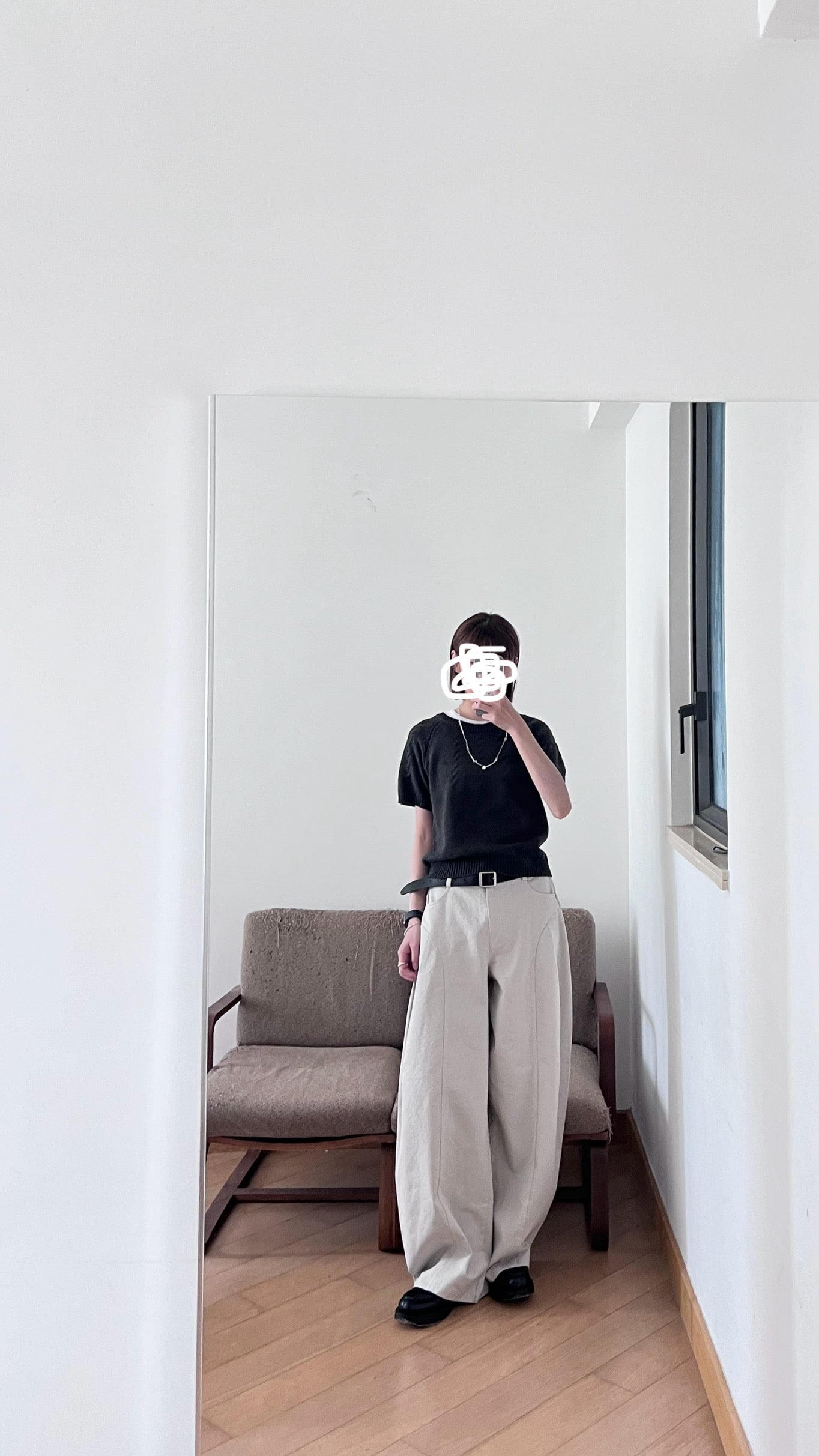 vintage sweater in charcoal (pre-order)