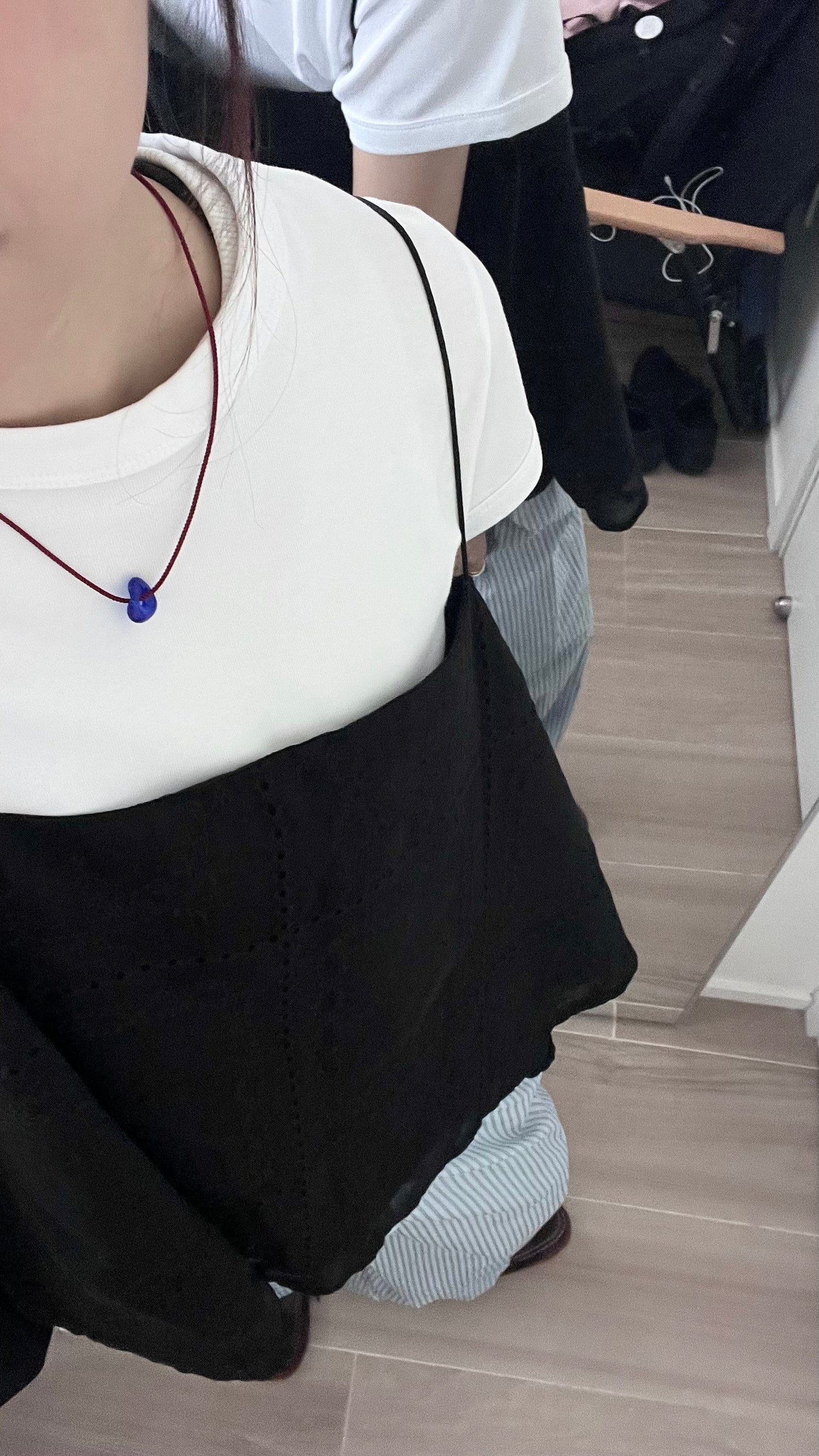 airy flared camisole top in black (pre-order)