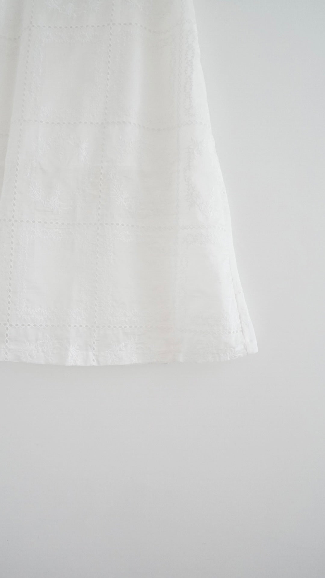 noir french romantic lace skirt in white (pre-order)