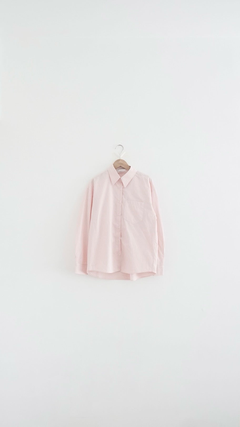 rei everyday striped shirt in pink (pre-order)