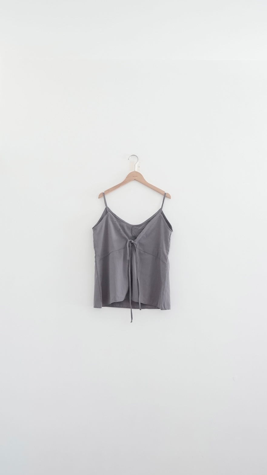 elara a-line camisole in charcoal (pre-order)