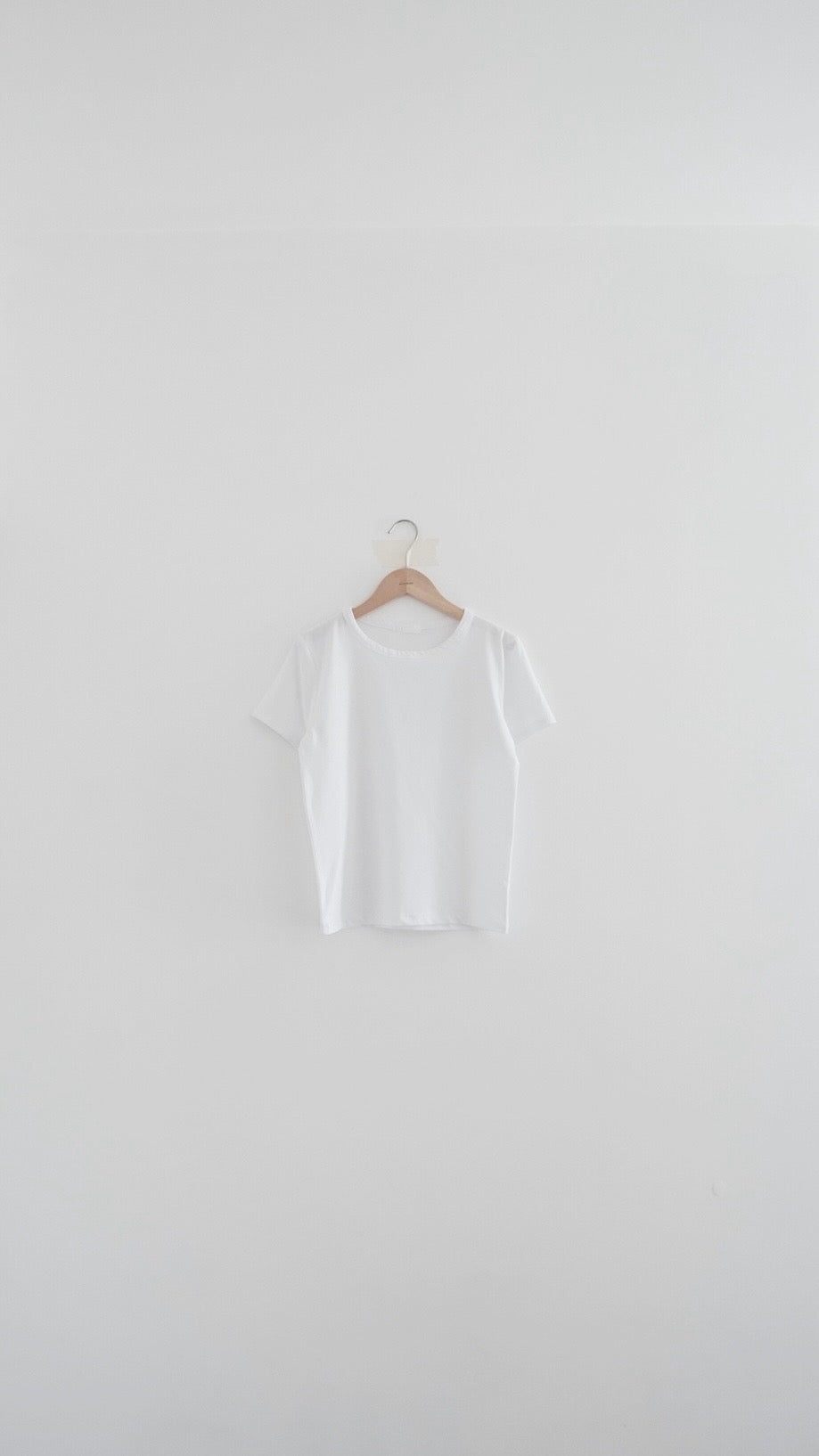 classic cloudy tee in white (pre-order)