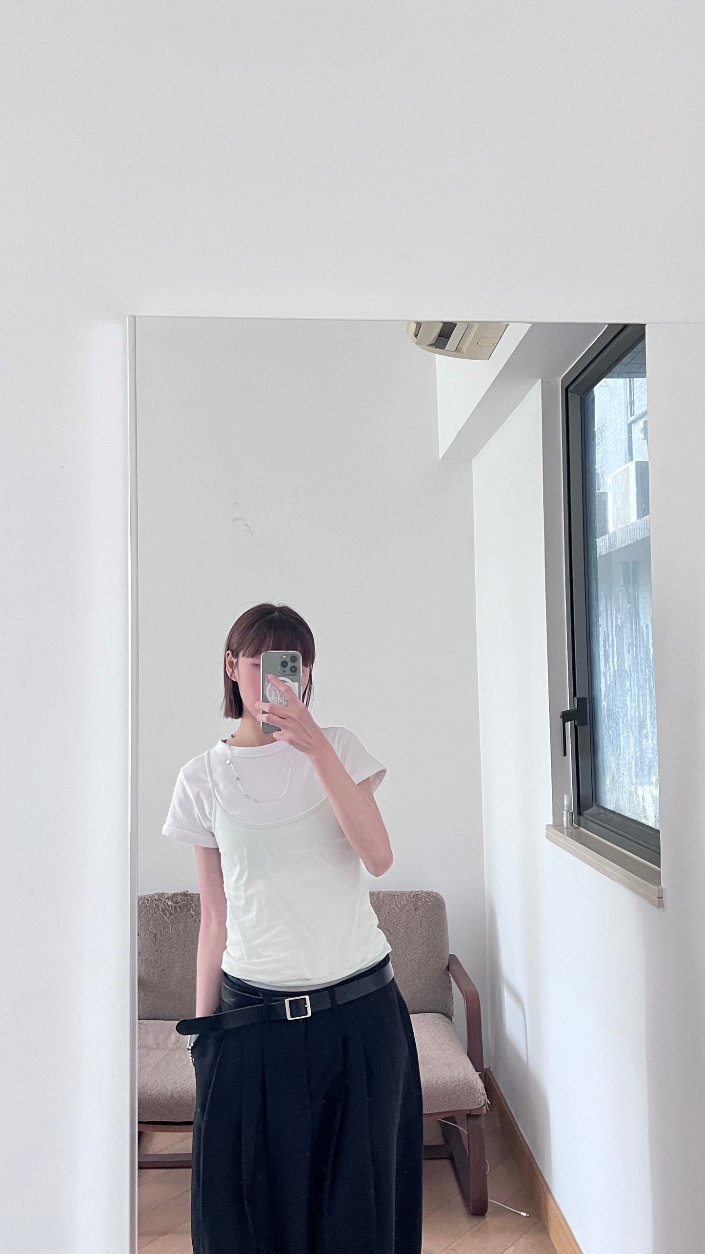 sheer camii top in mint