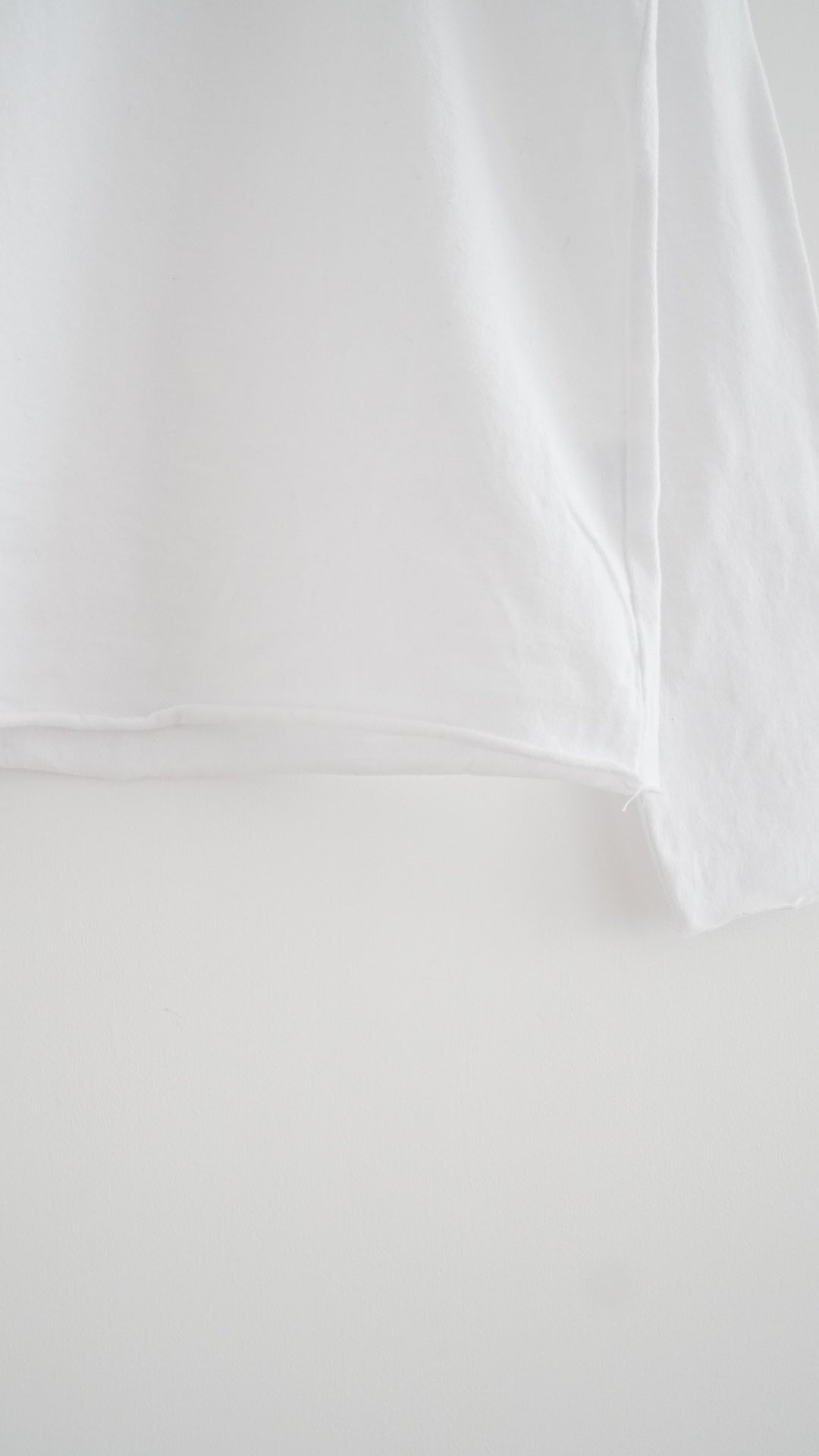 faye layered trim tee in white (pre-order)
