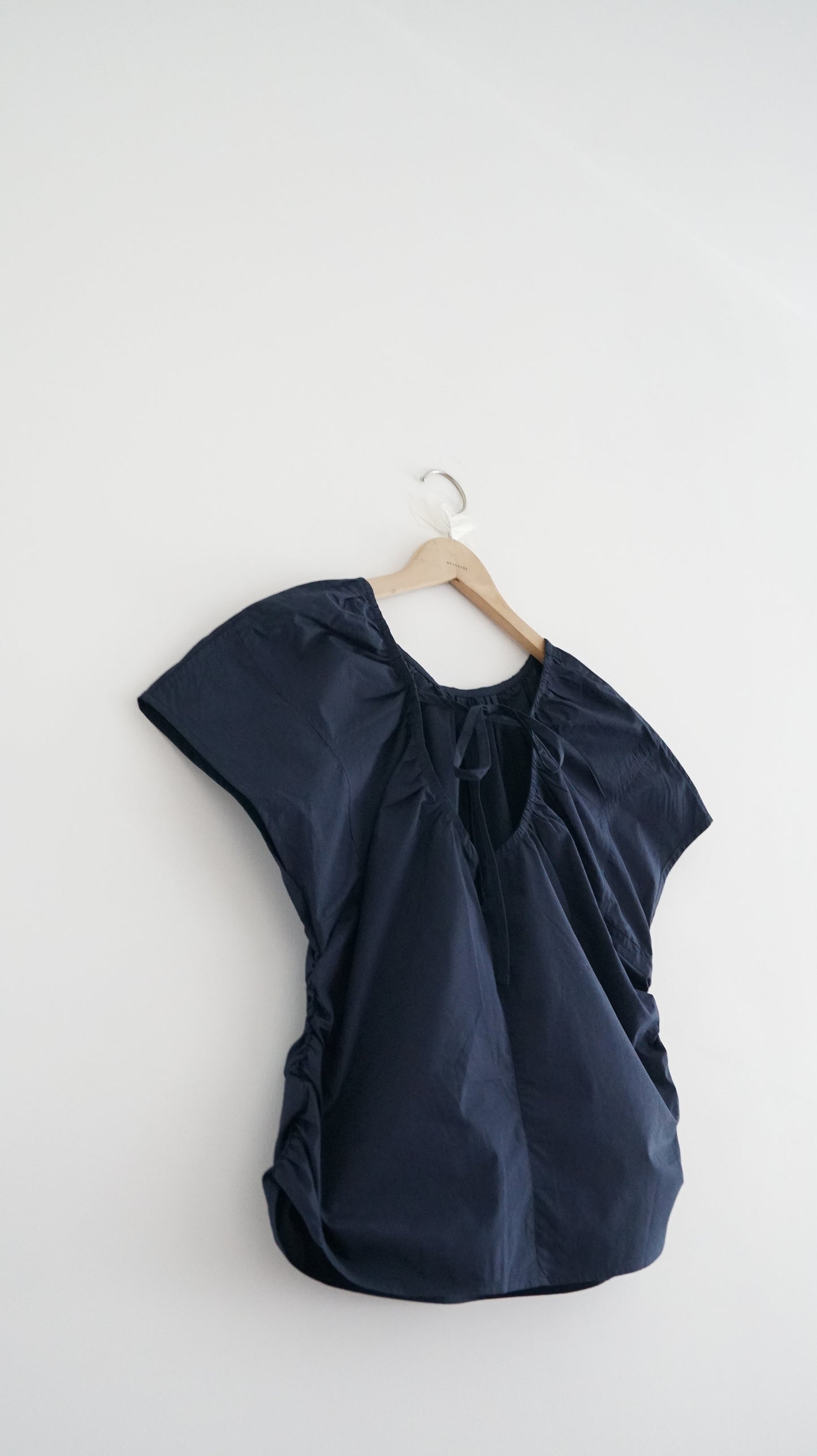 bubble shirt in navy