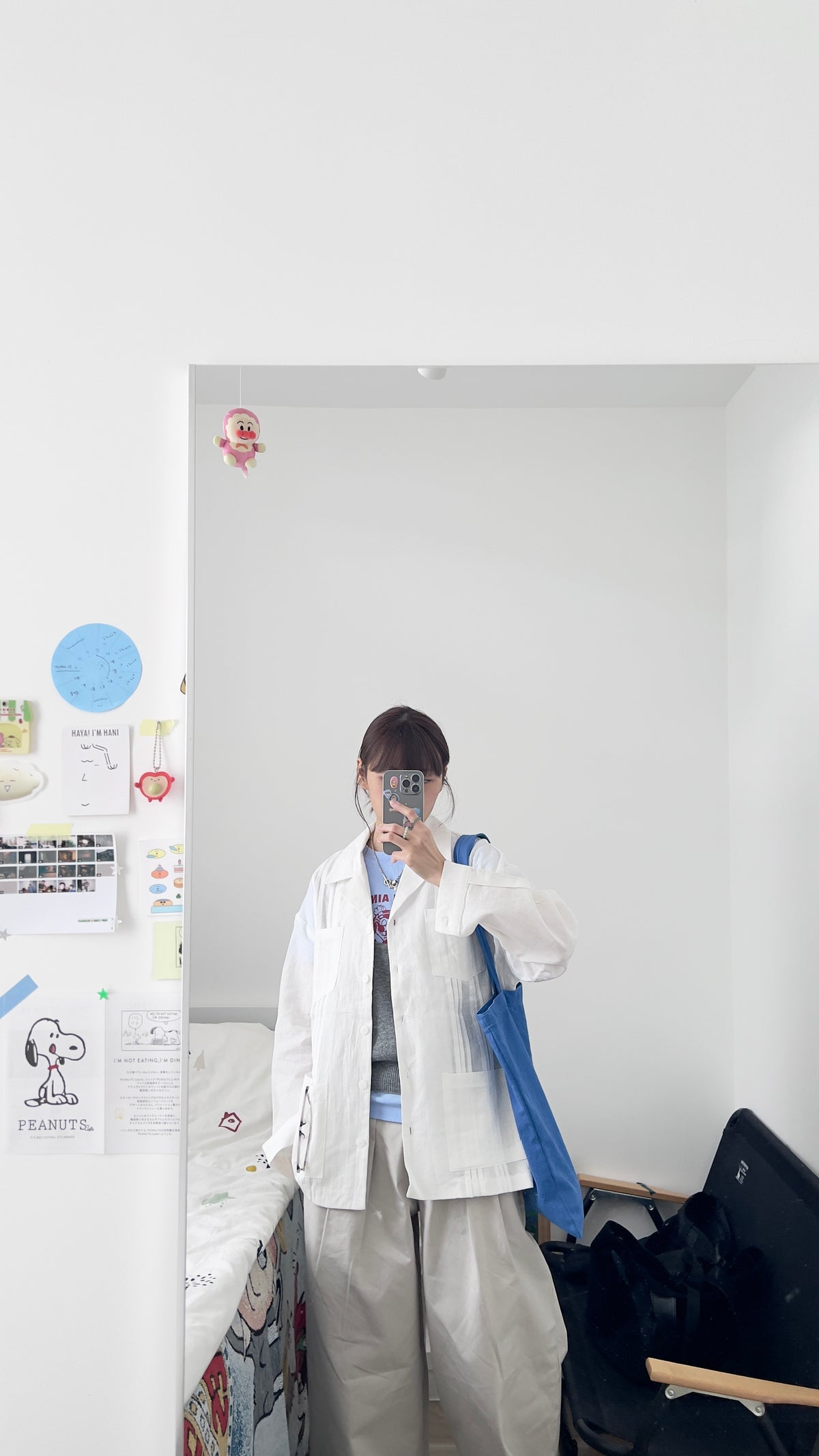 aster tailored linen jacket in white (pre-order)