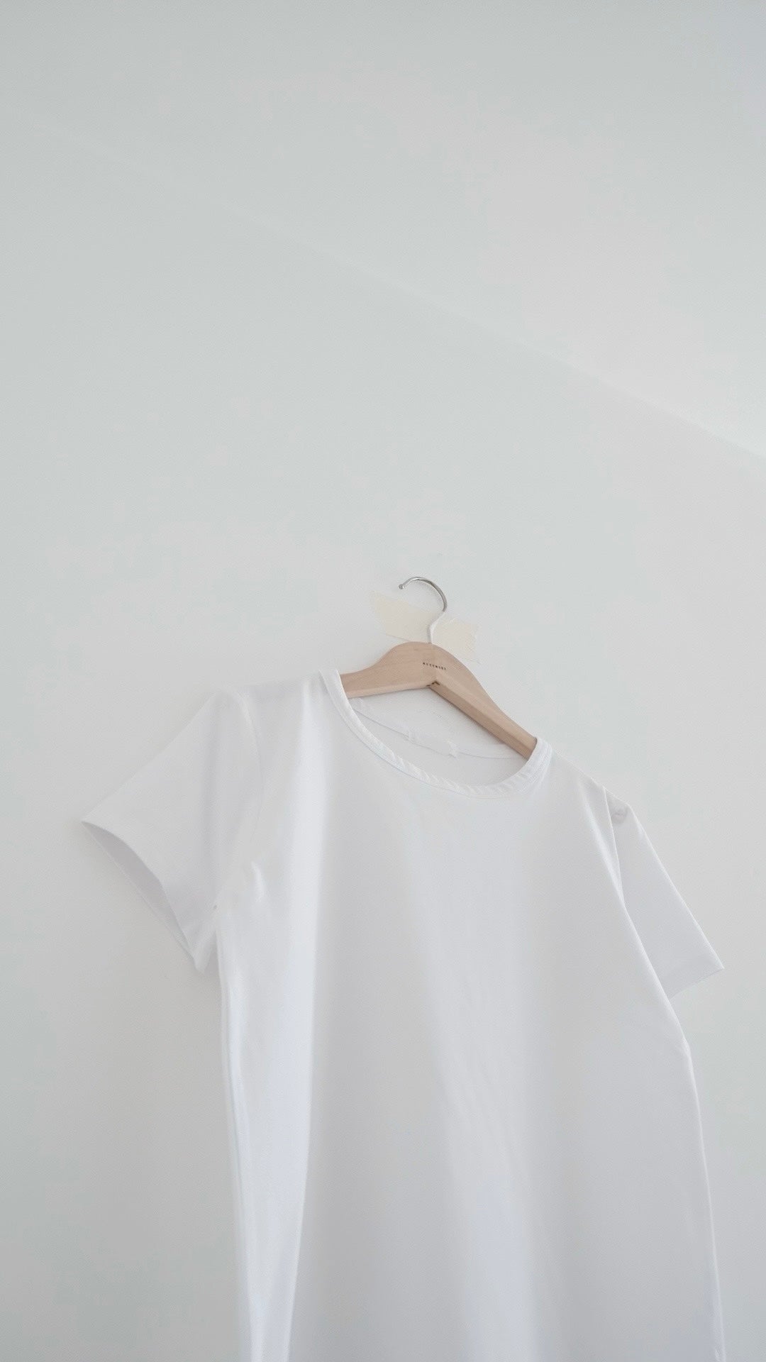 classic cloudy tee in white (pre-order)