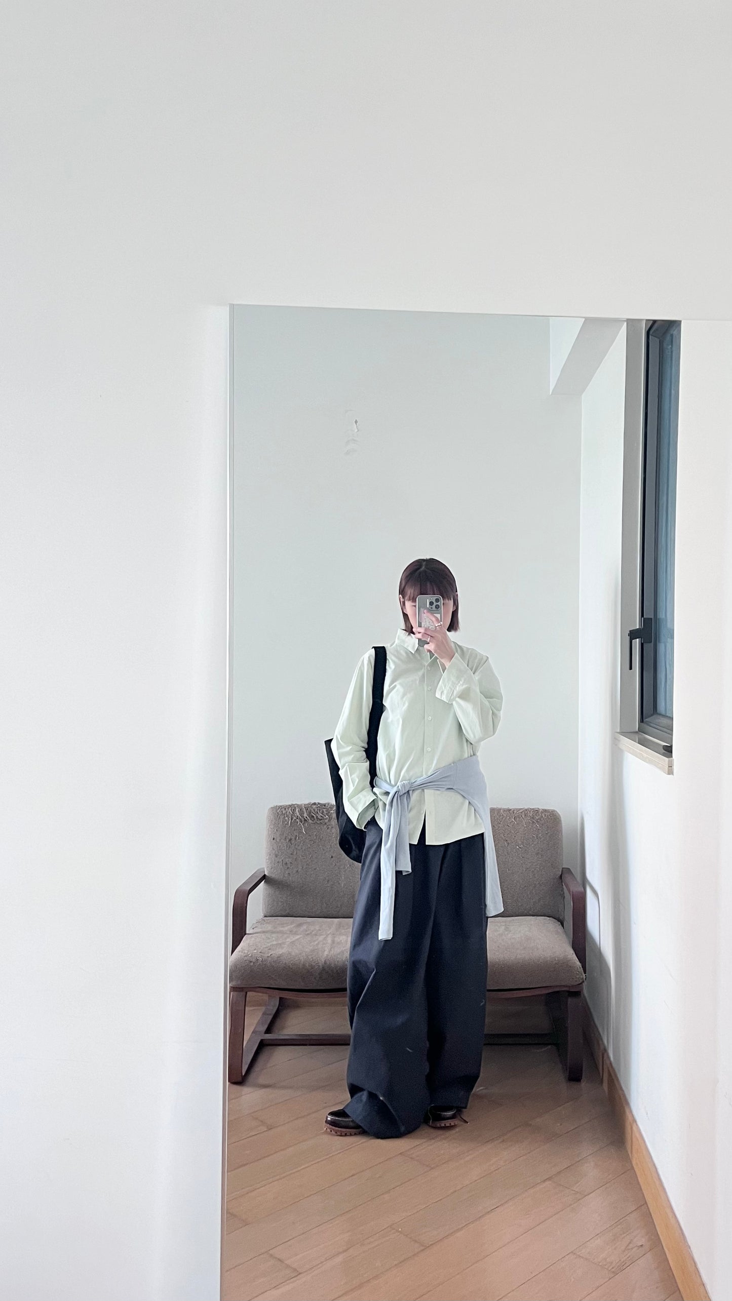 pastel classic shirt in mint (pre-order)