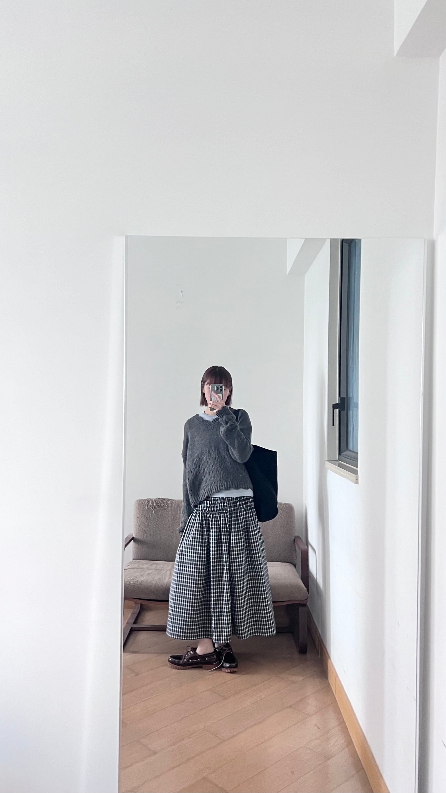 retro floral lace knit in charcoal (pre-order)