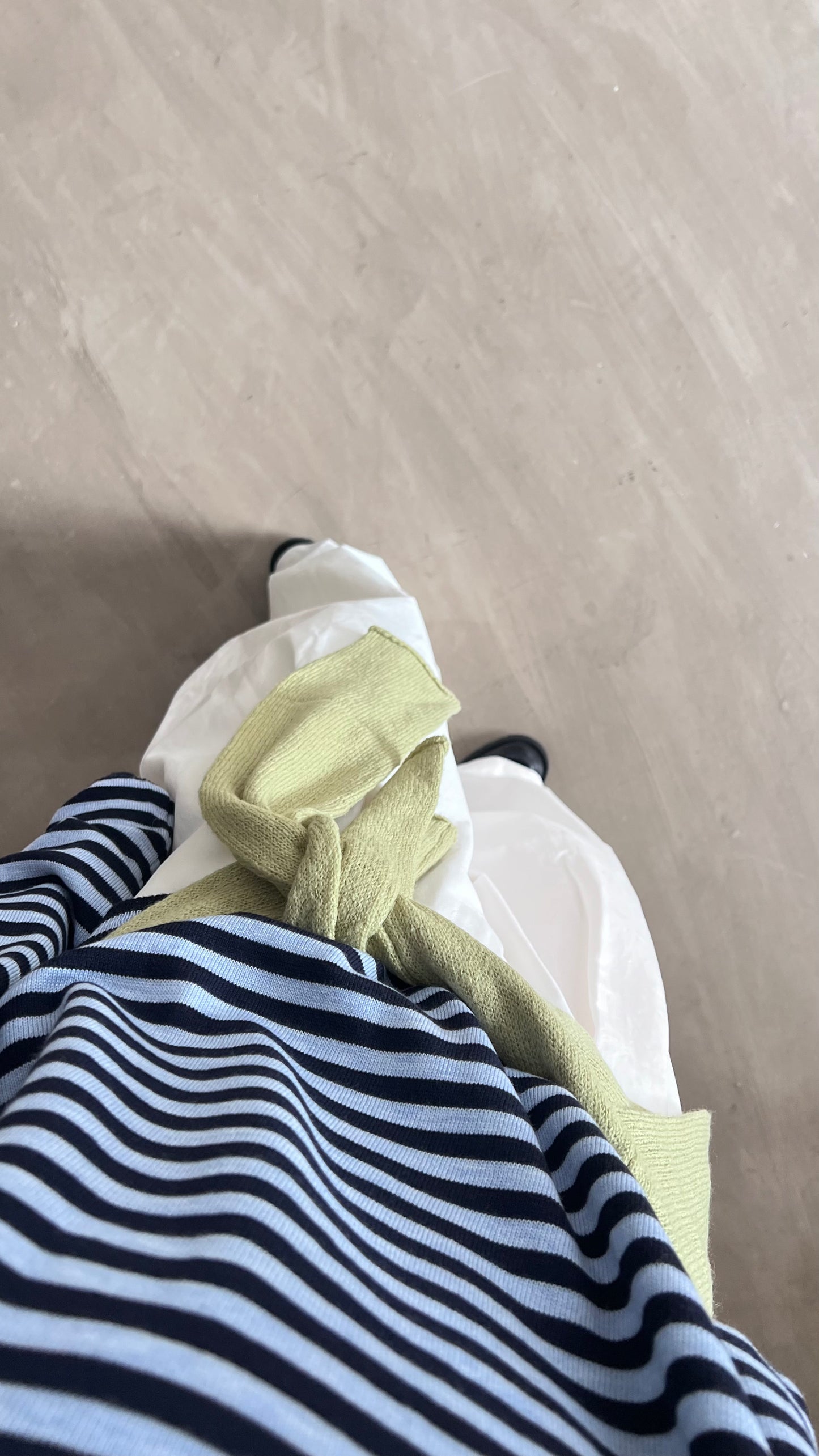 minimalist striped sweater in navy (pre-order)