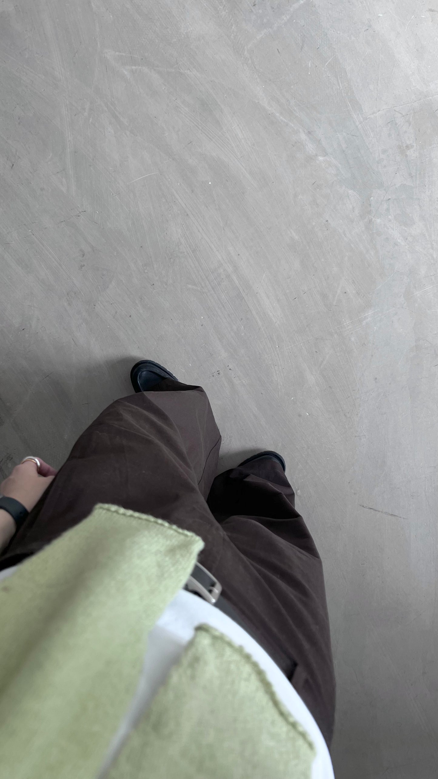 sculpted cocoon pants in brown (pre-order) （✨FPS PAYMENT)