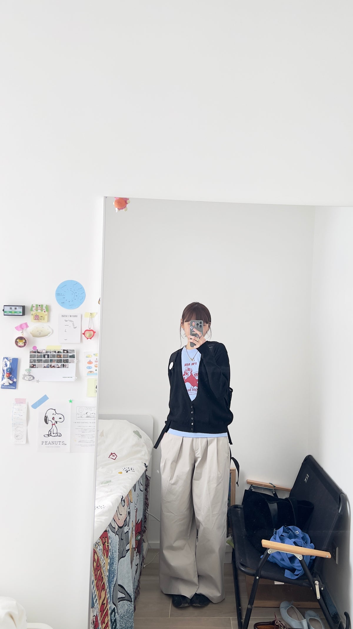 norr soft v-neck knit sweater in black (pre-order)