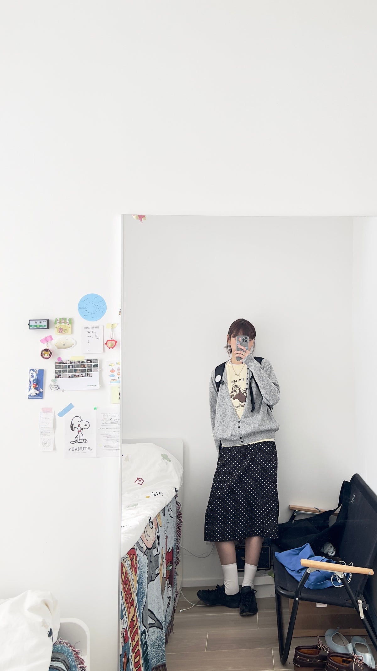 norr soft v-neck knit sweater in grey (pre-order)