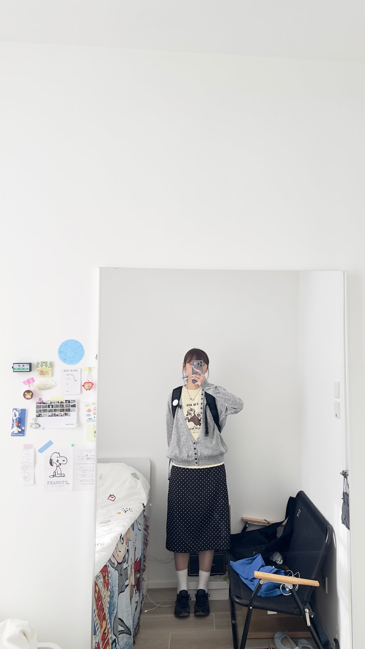 norr soft v-neck knit sweater in grey (pre-order)