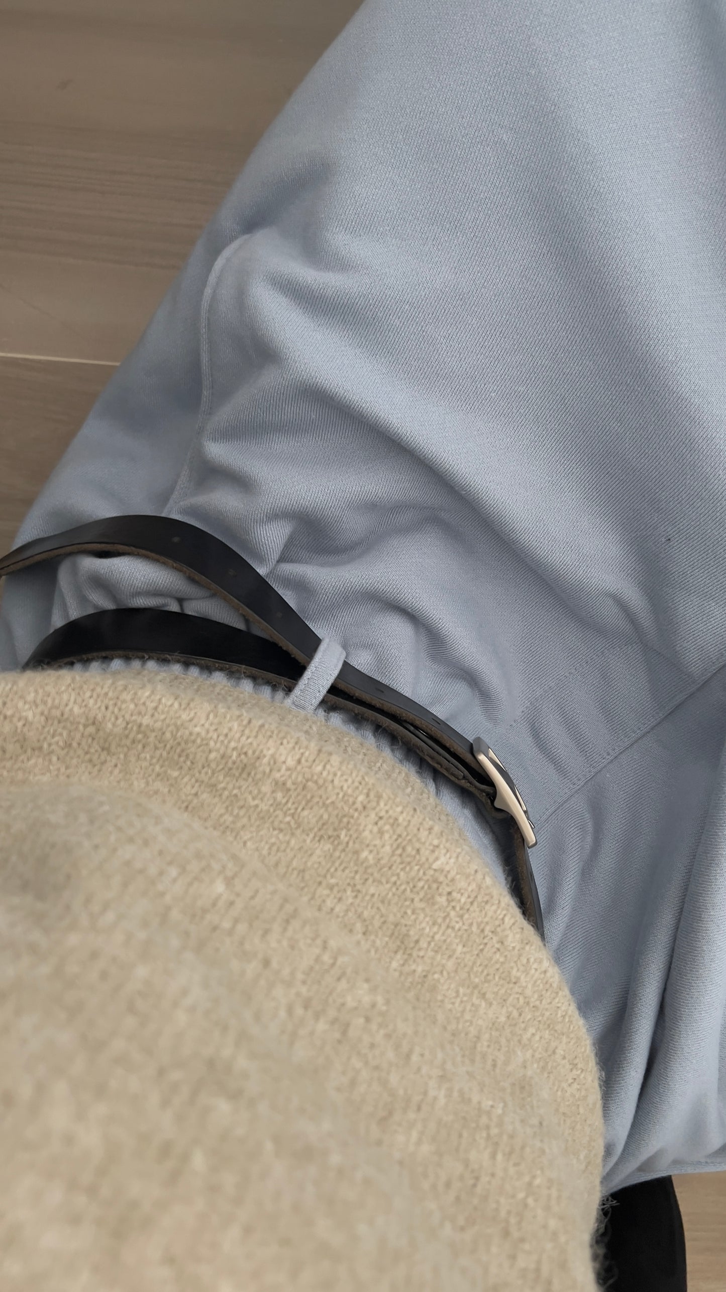 elin sheer polo knit shirt in khaki (pre-order)