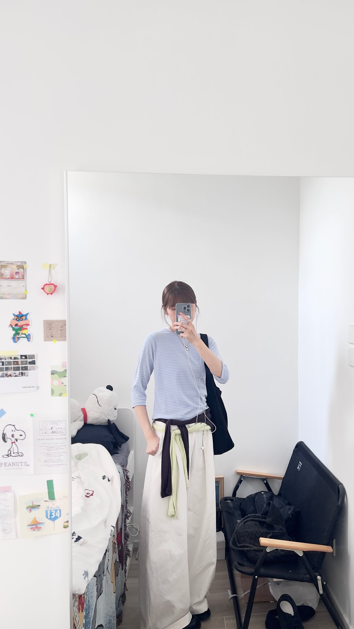 akita stripe tee in sora (pre-order)