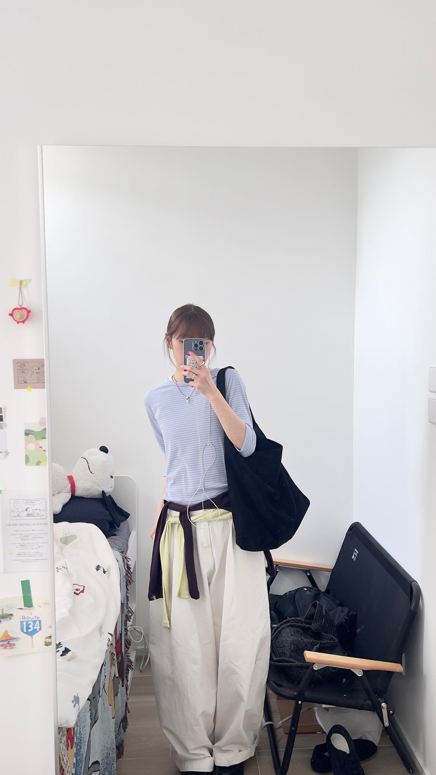 akita stripe tee in sora (pre-order)