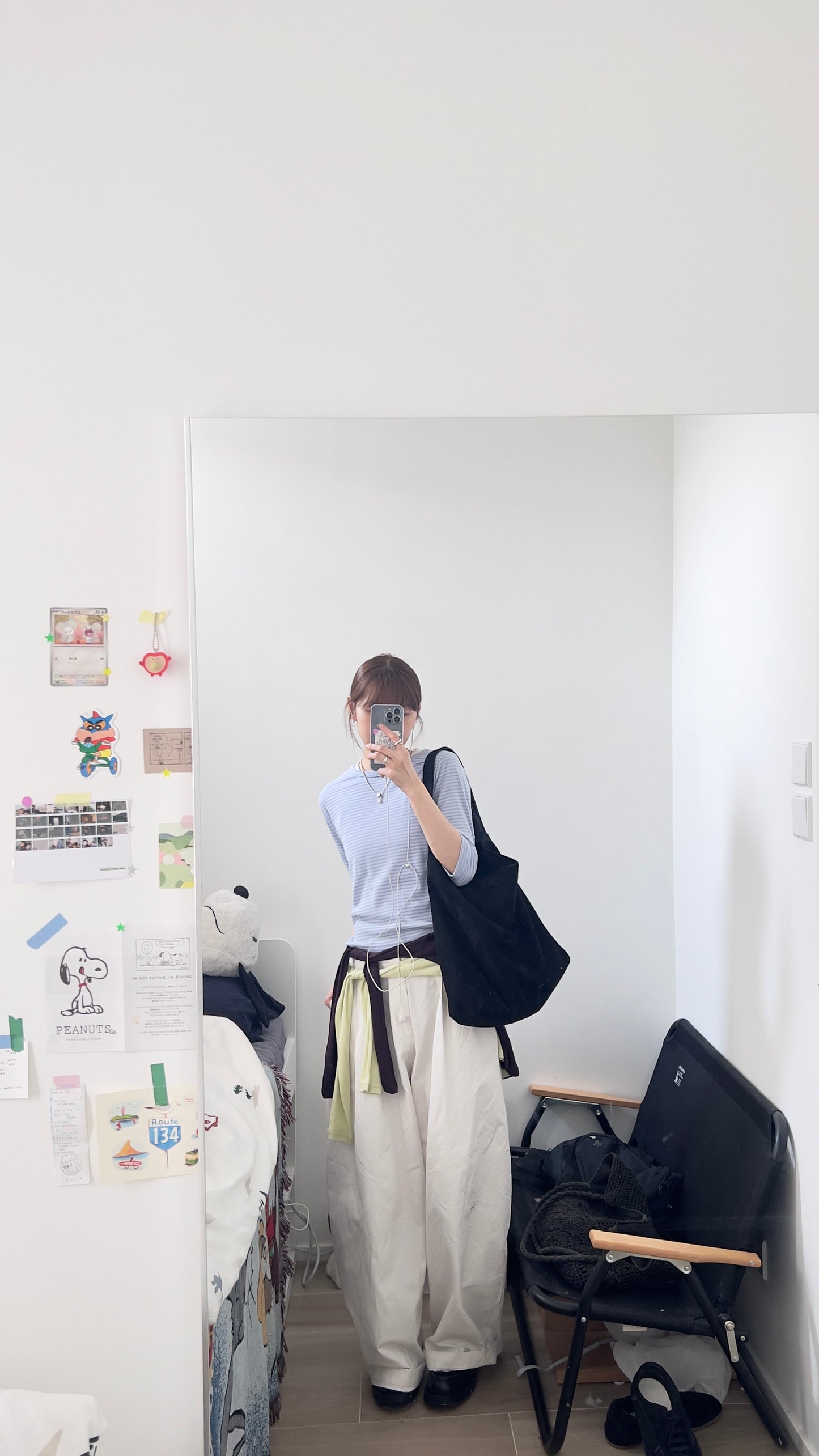 akita stripe tee in sora (pre-order)