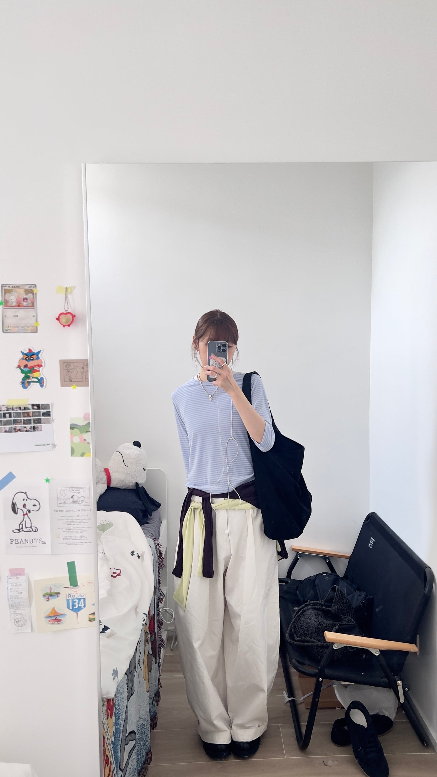 akita stripe tee in sora (pre-order)