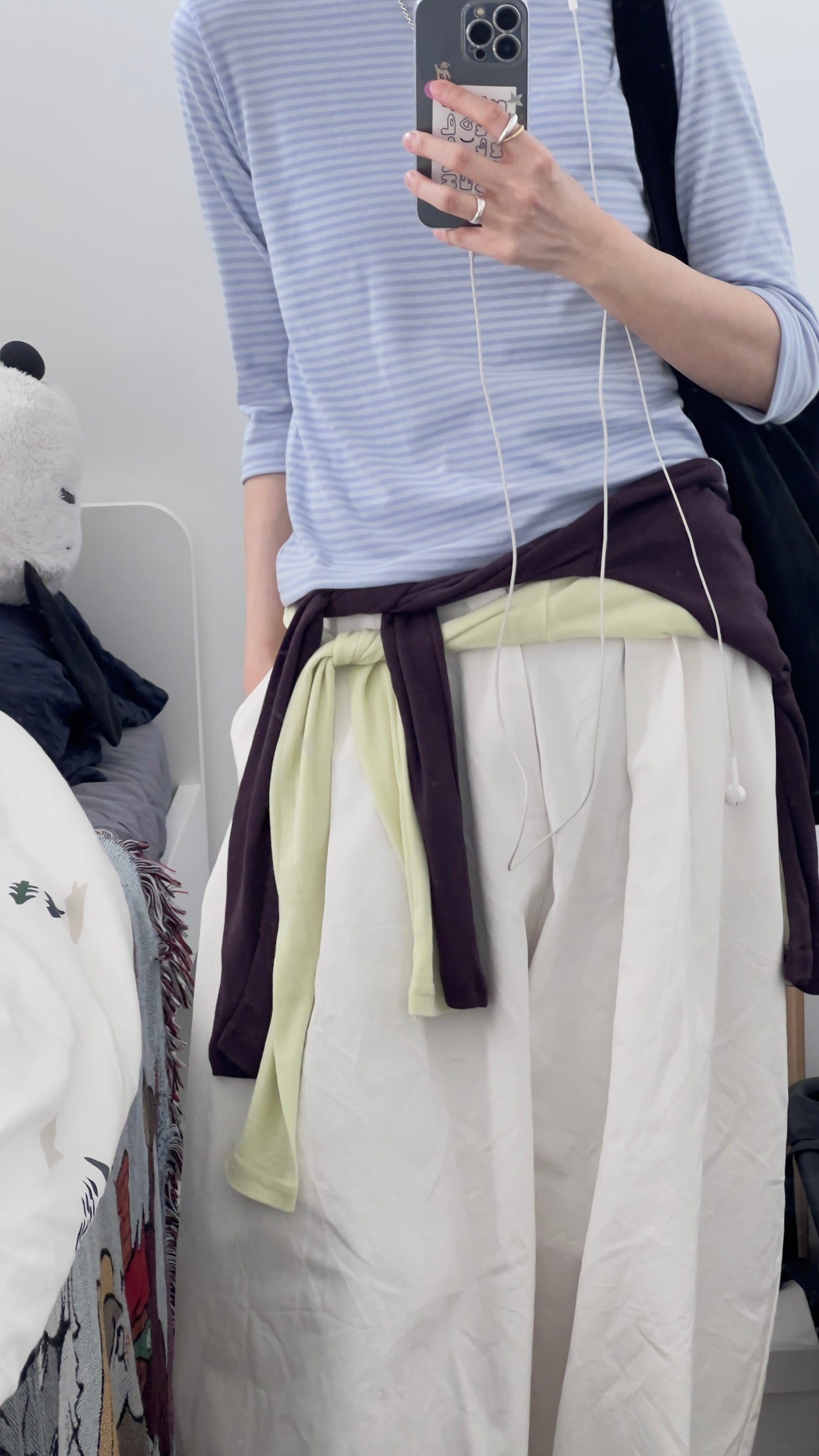 akita stripe tee in sora (pre-order)