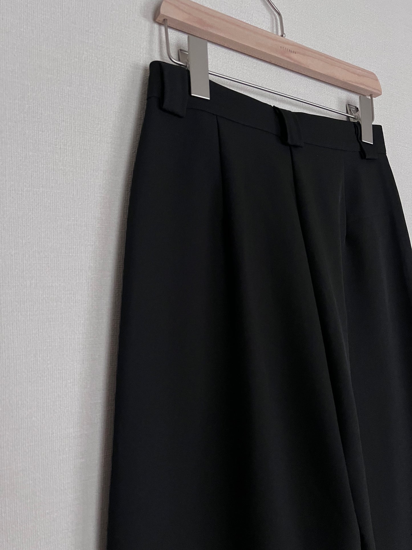 suit pocket straight-leg pants in black (pre-order)