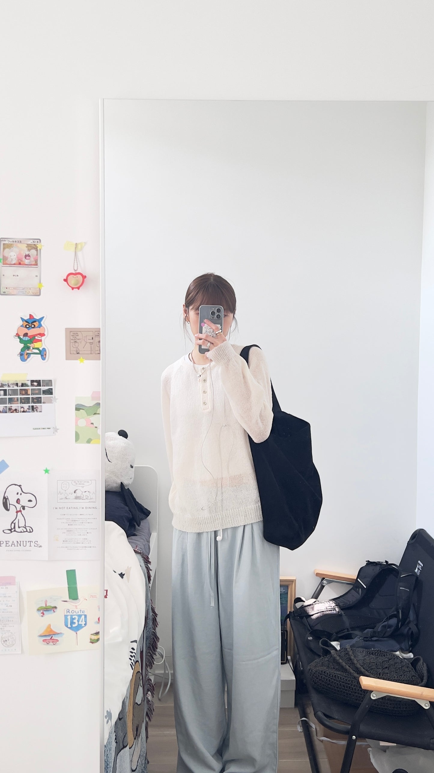 mochi color easy pants in sora (pre-order)