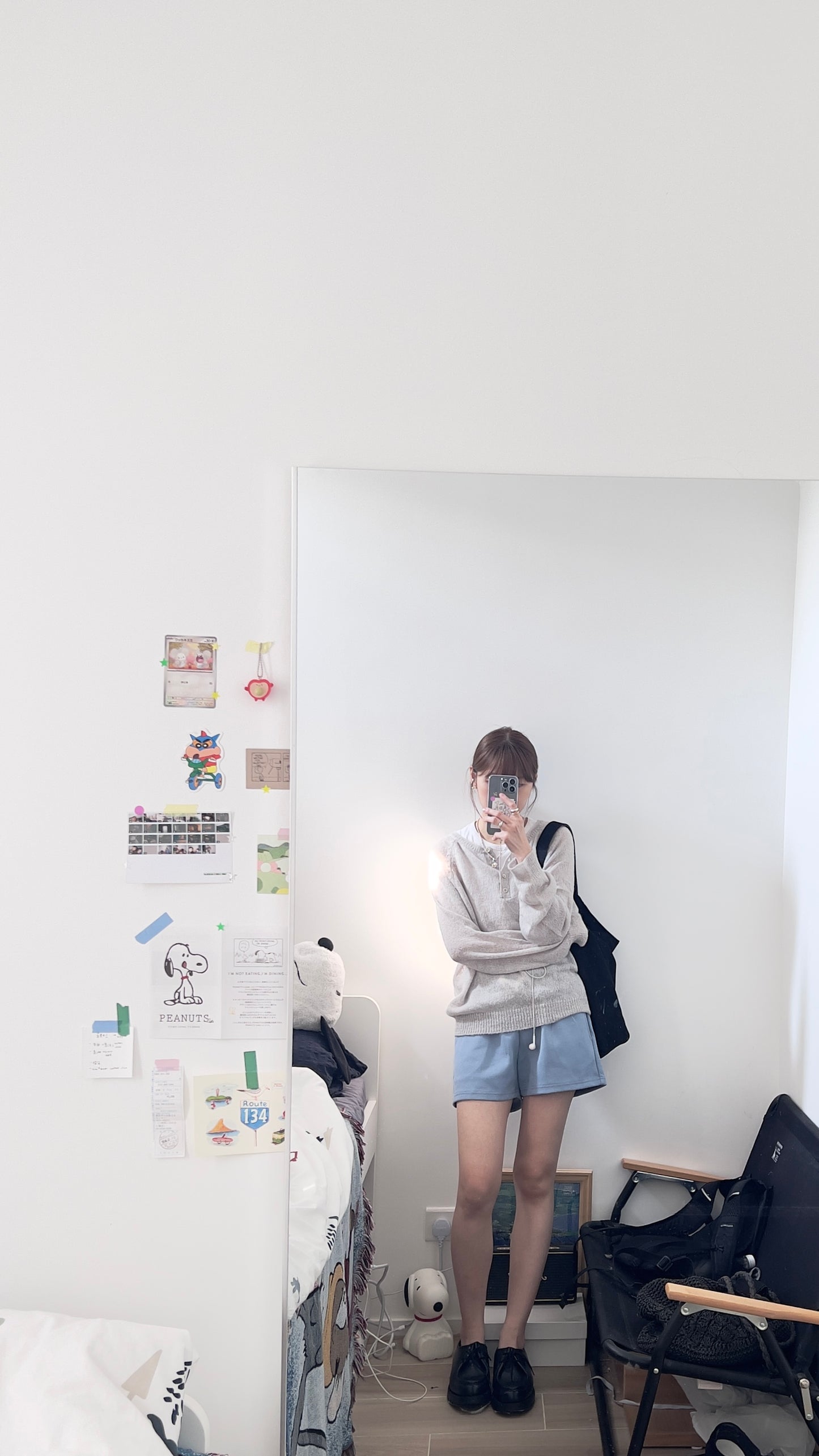 nico sheer knit sweater in grey (pre-order)