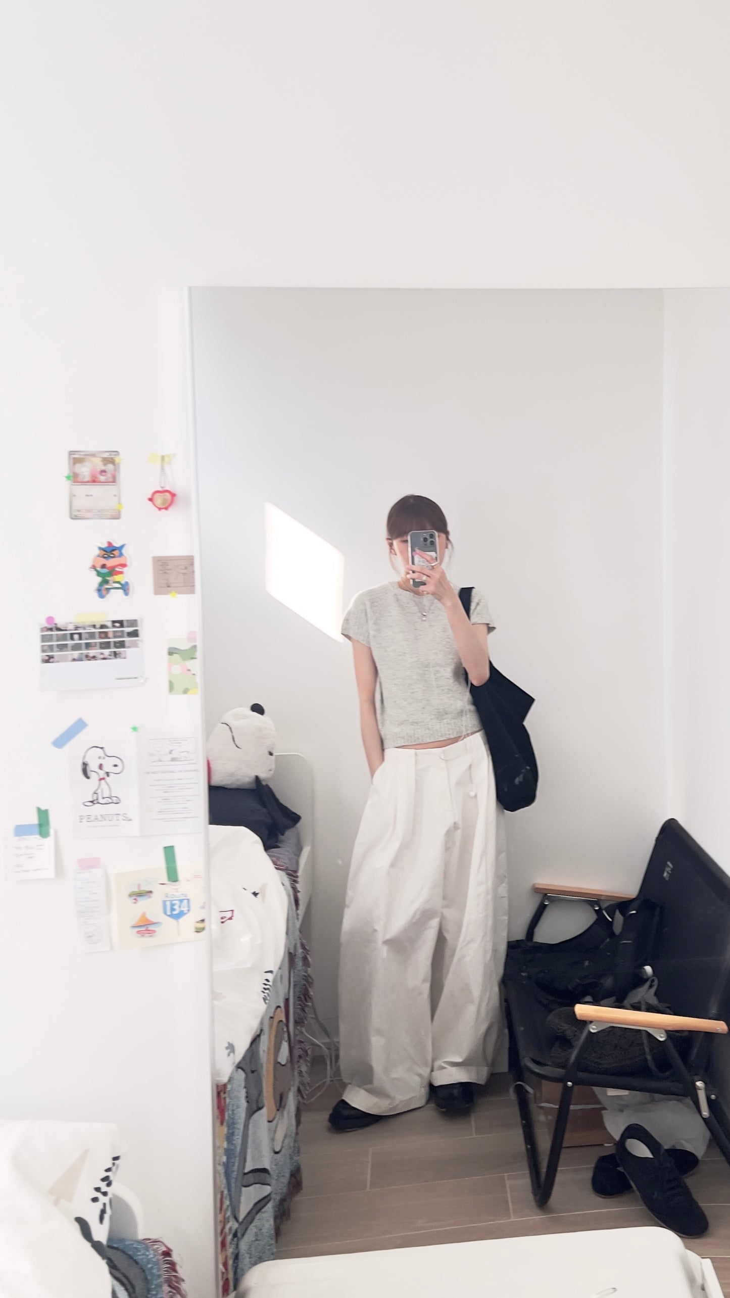 The lyra knit top in light grey (pre-order)