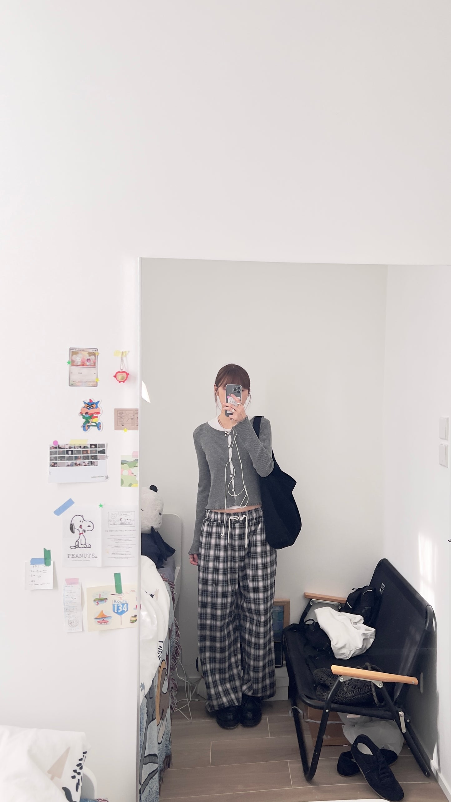 the elodie ruffle cardigan in grey (pre-order)